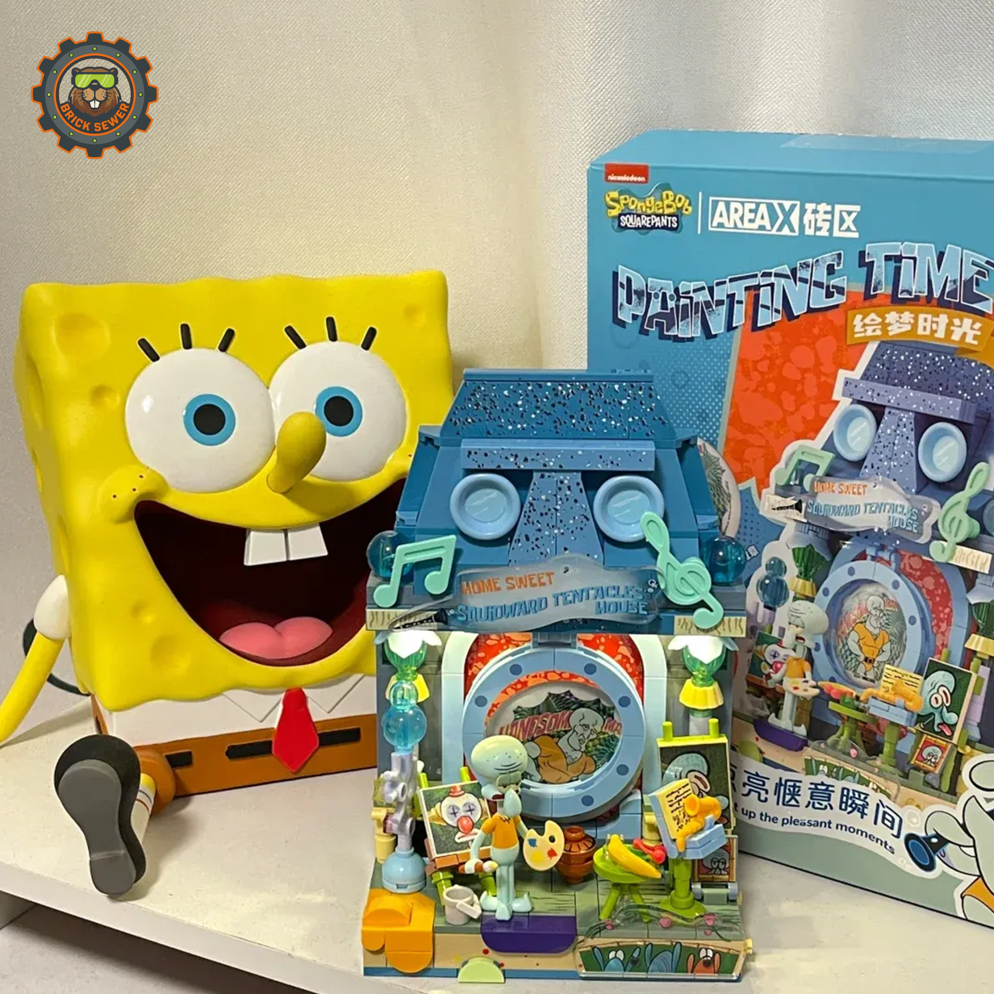 SpongeBob Painting Time