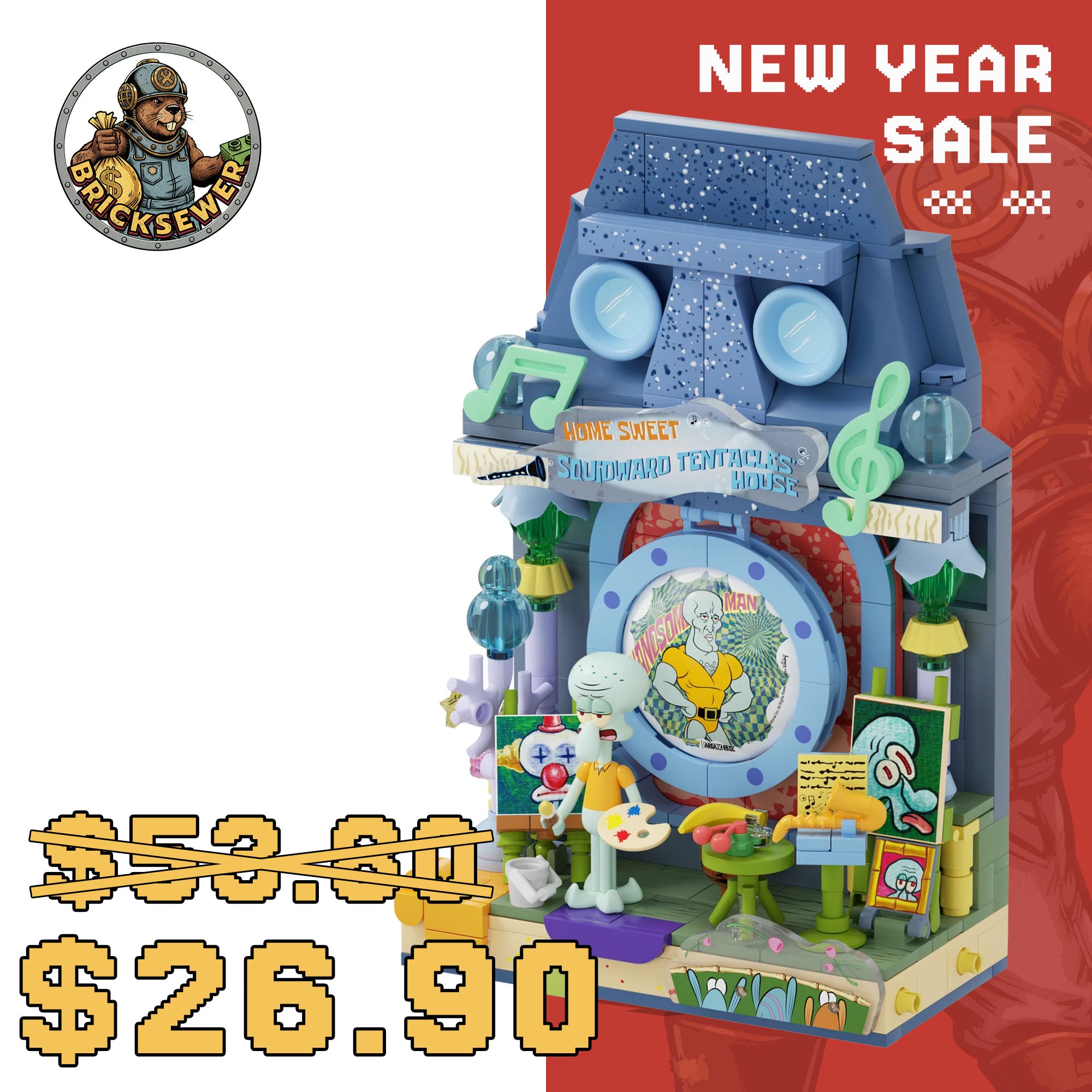 SpongeBob - Fantastic Window-Sill Series – Painting Time