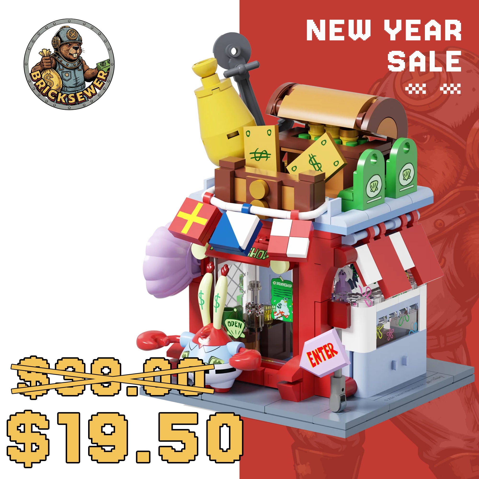 SpongeBob - Dreamy Street Series – Rolling in Money (Mr. Krabs Version)