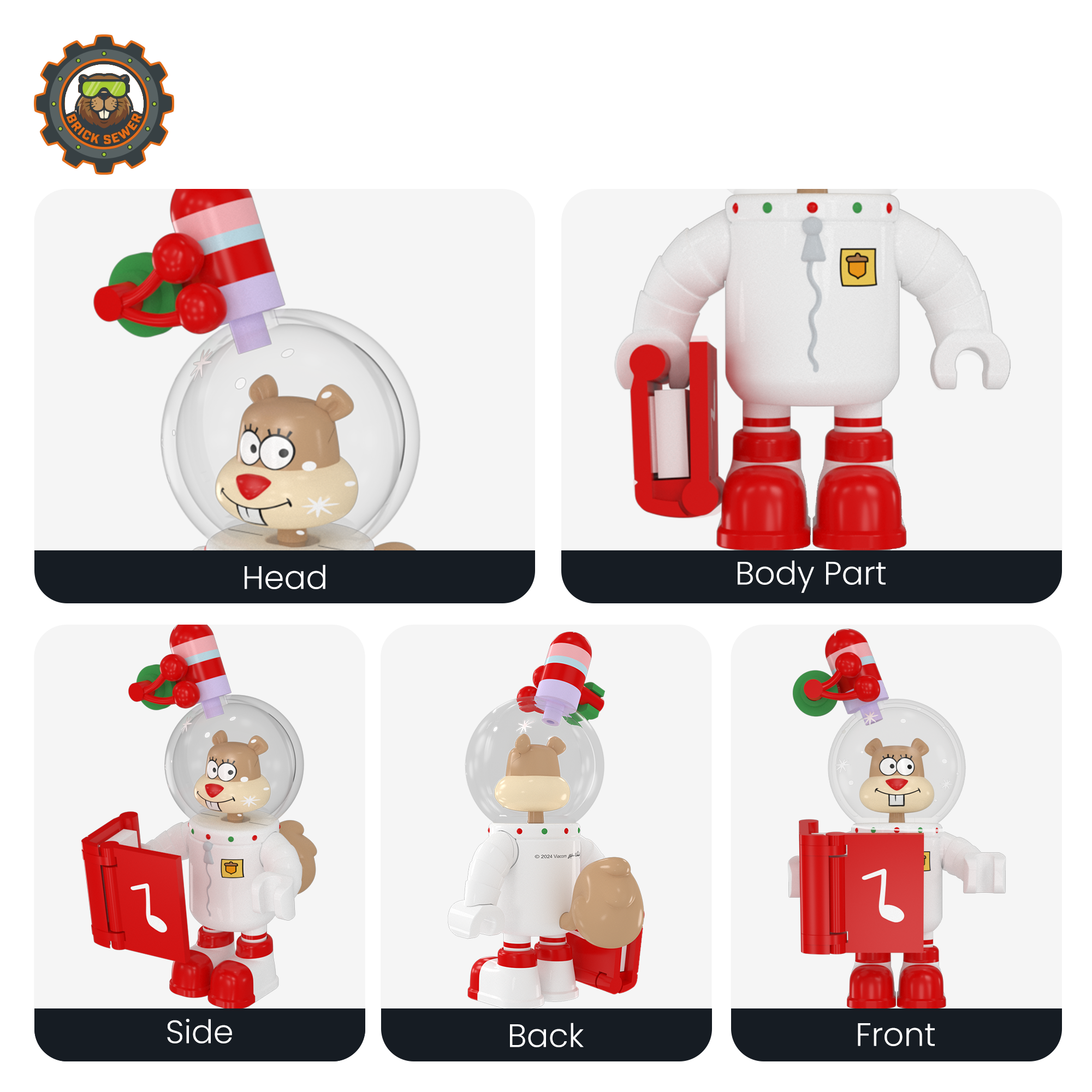 SpongeBob Christmas Tree + 1 Sandy Christmas Ornament