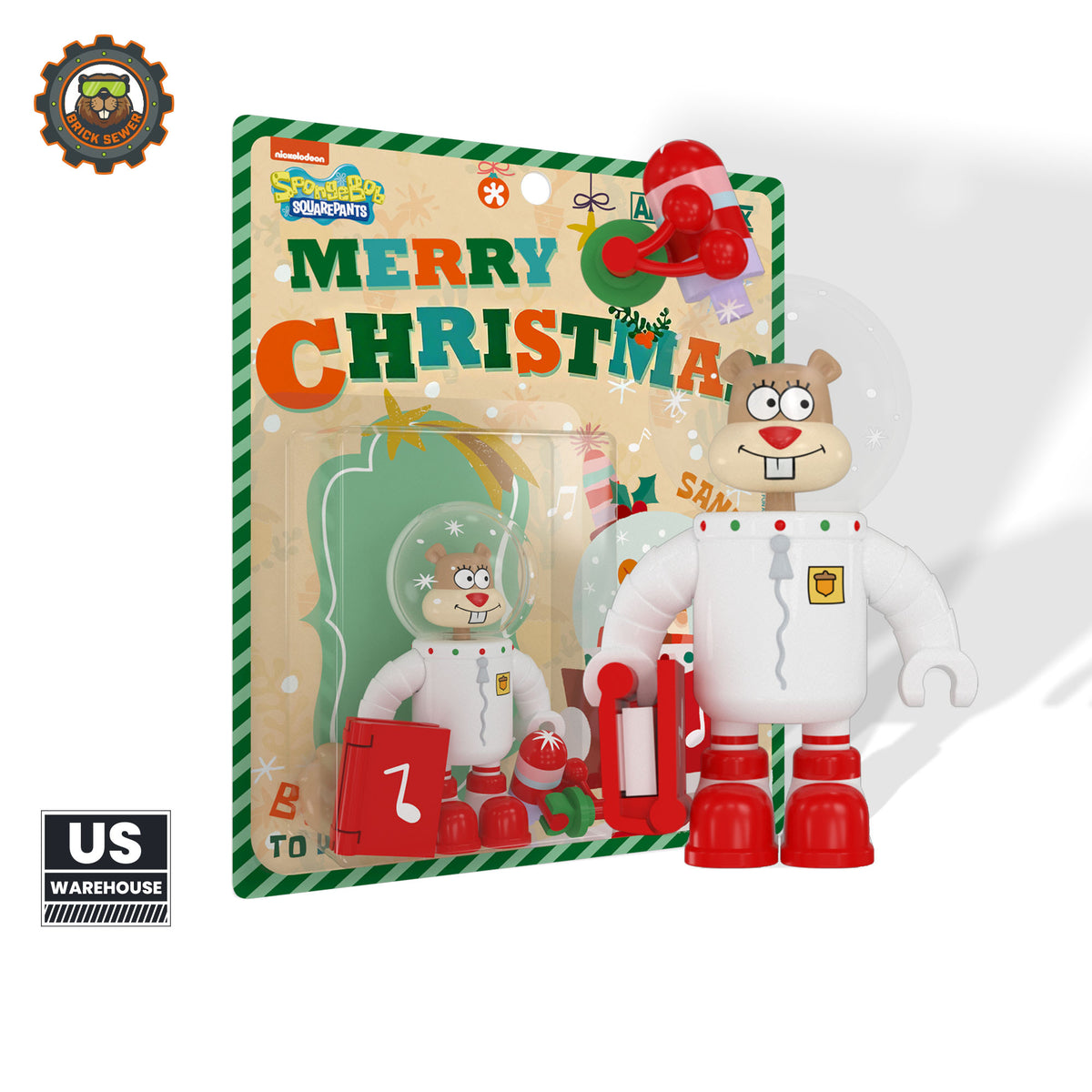 AreaX Sandy Cheeks Christmas Ornament AB0066