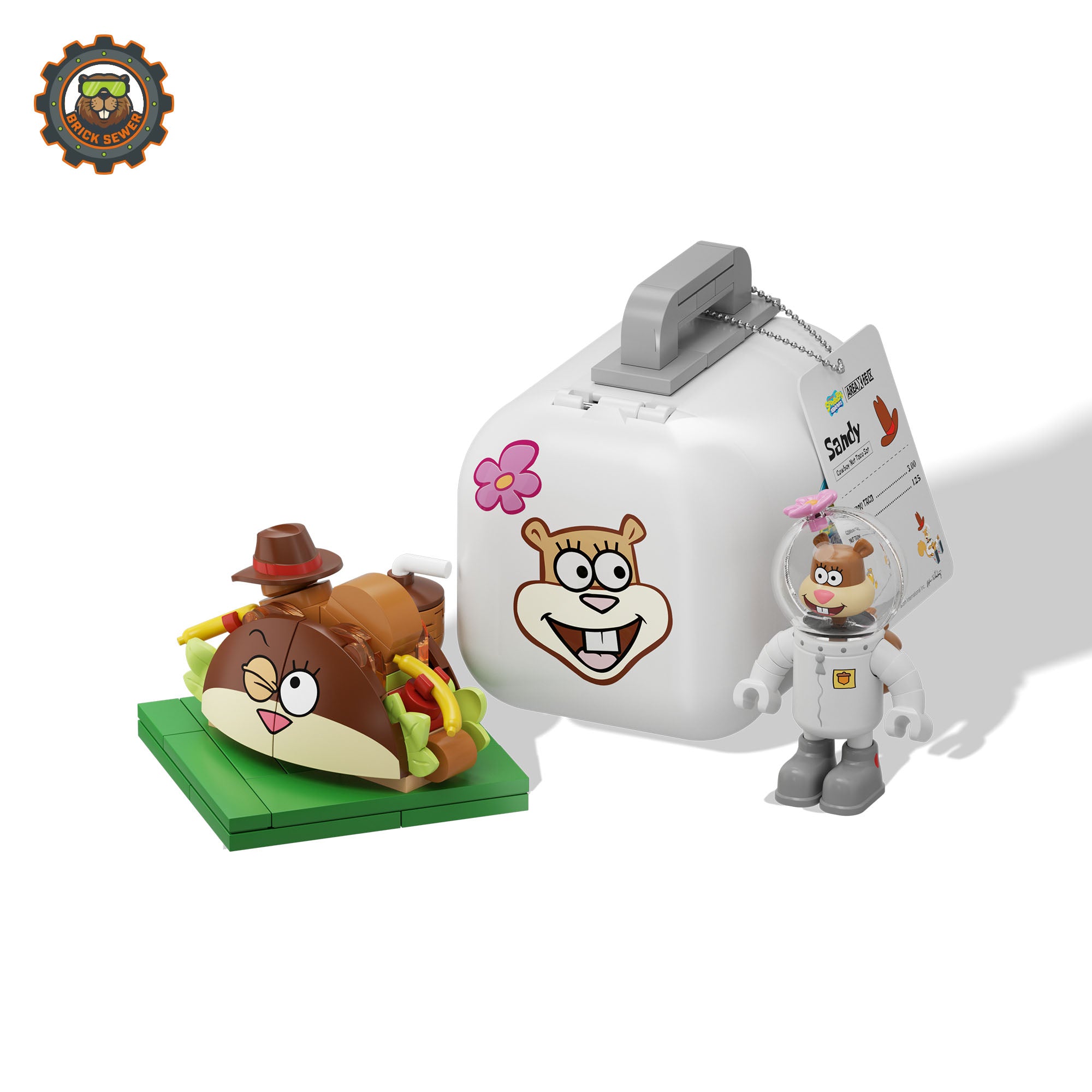 SpongeBob – Food Rush Blind Box（random 6 out of 7, non-repeating） with quirky food-themed figures and characters.