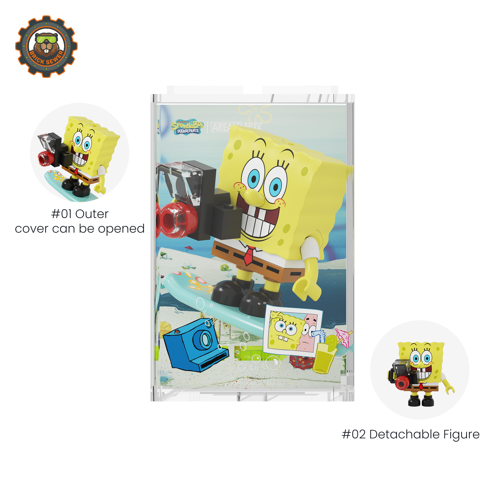 SpongeBob Bikini Bottom Blind Box（random 8 out of 9, non-repeating）