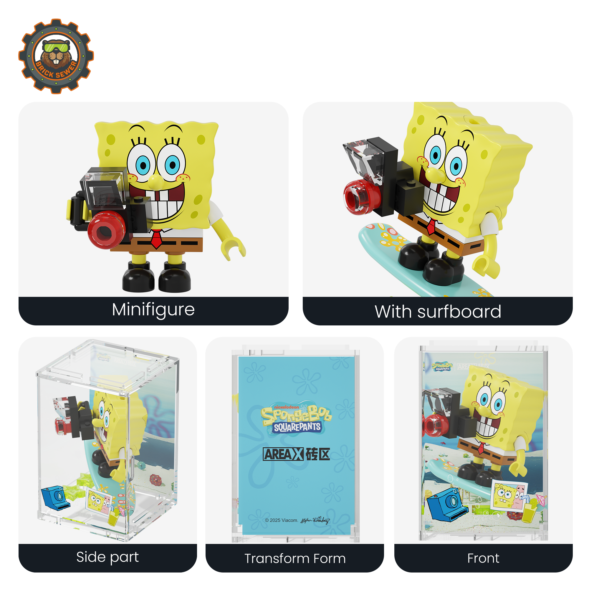 SpongeBob Bikini Bottom Blind Box（random 8 out of 9, non-repeating）