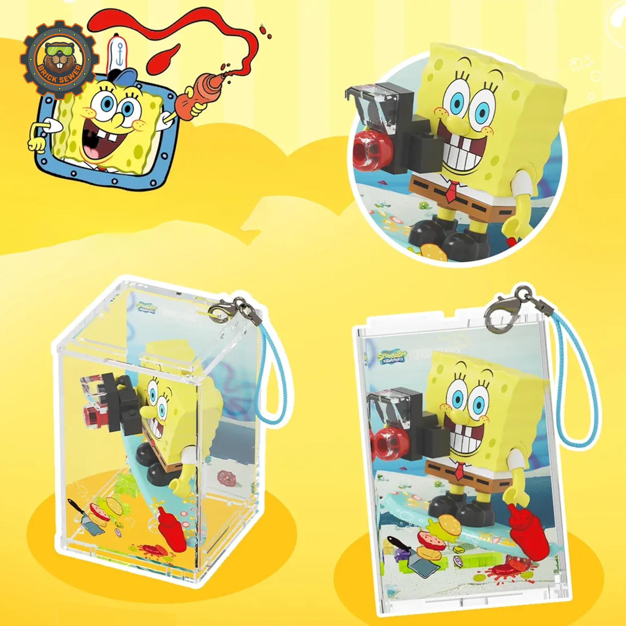 SpongeBob Bikini Bottom Blind Box（random 8 out of 9, non-repeating）