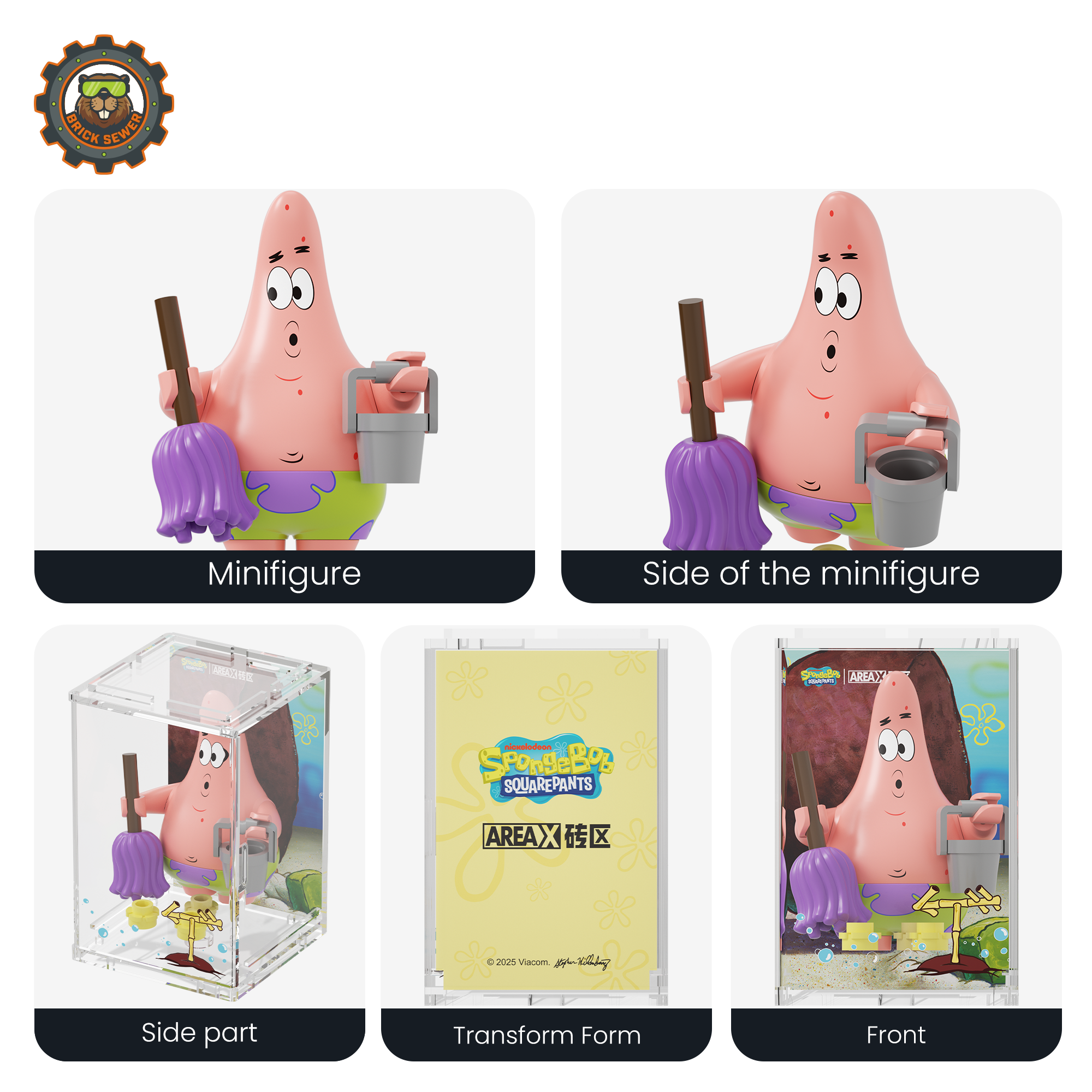SpongeBob Bikini Bottom Blind Box（random 8 out of 9, non-repeating）
