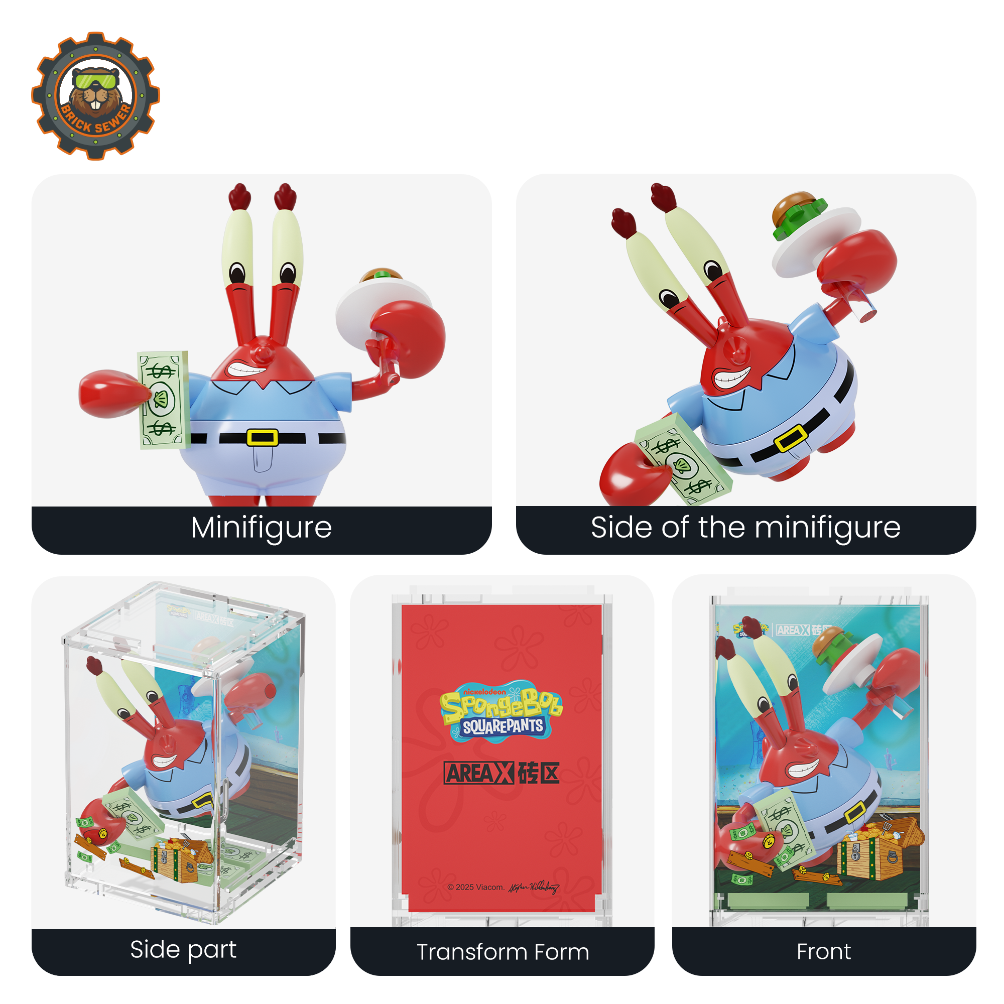 SpongeBob Bikini Bottom Blind Box（random 8 out of 9, non-repeating）