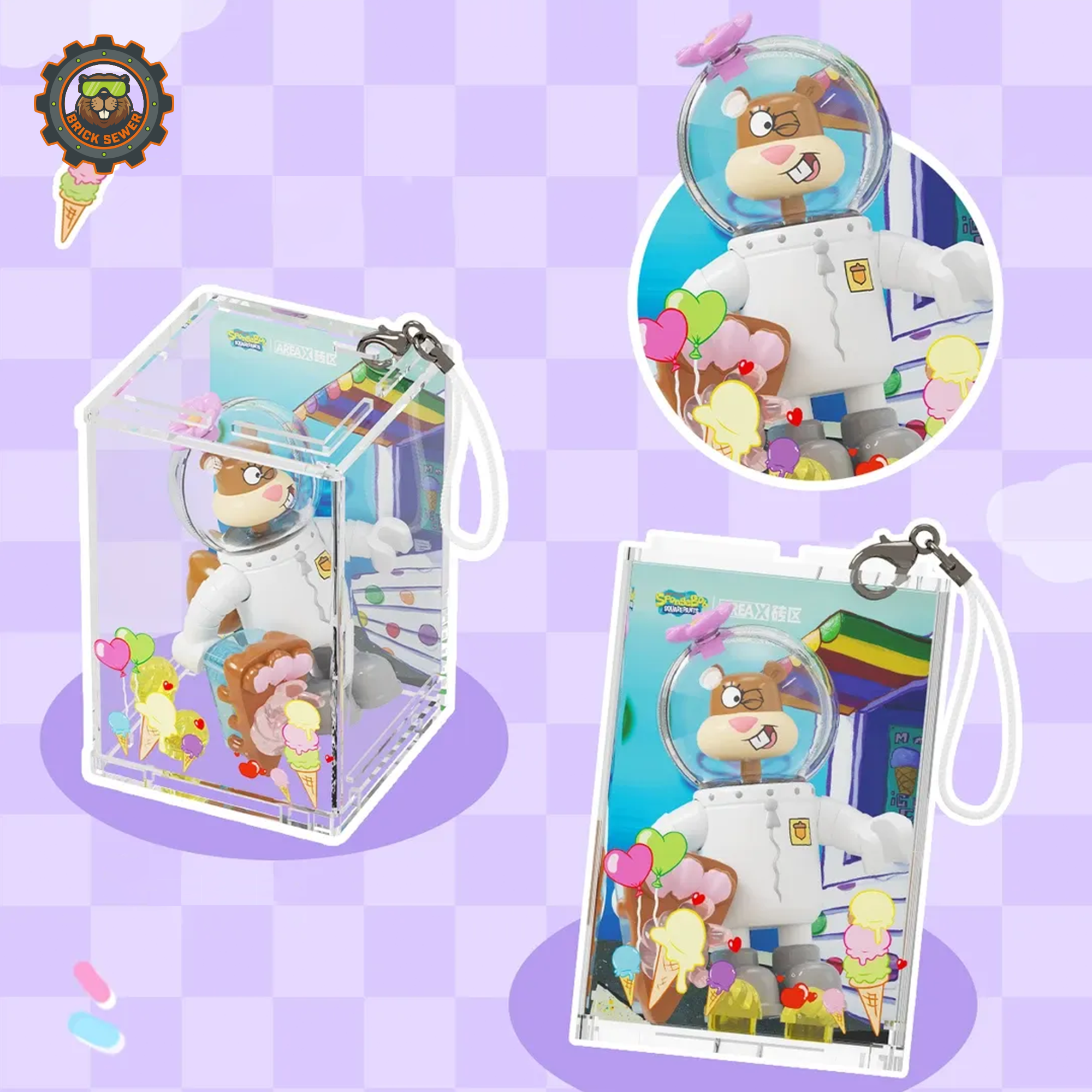 SpongeBob Bikini Bottom Blind Box（random 8 out of 9, non-repeating）