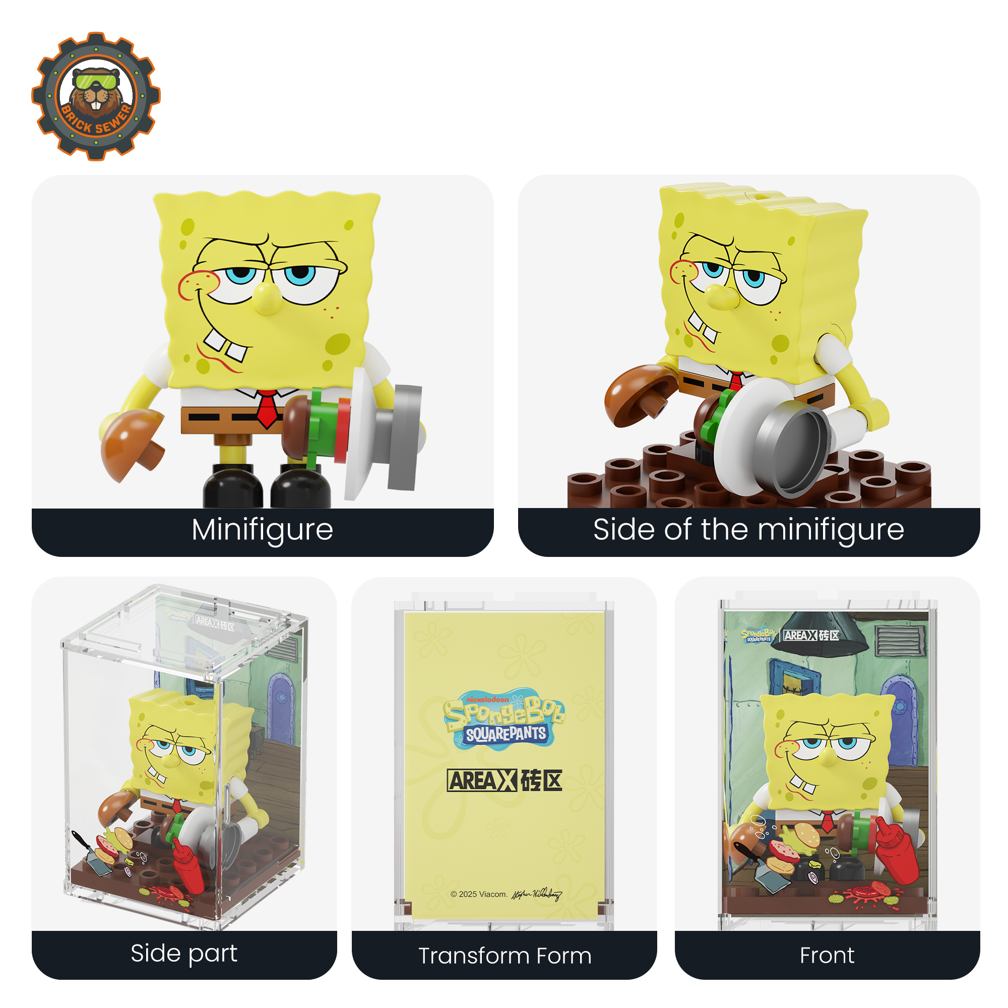 SpongeBob Bikini Bottom Blind Box（random 8 out of 9, non-repeating）