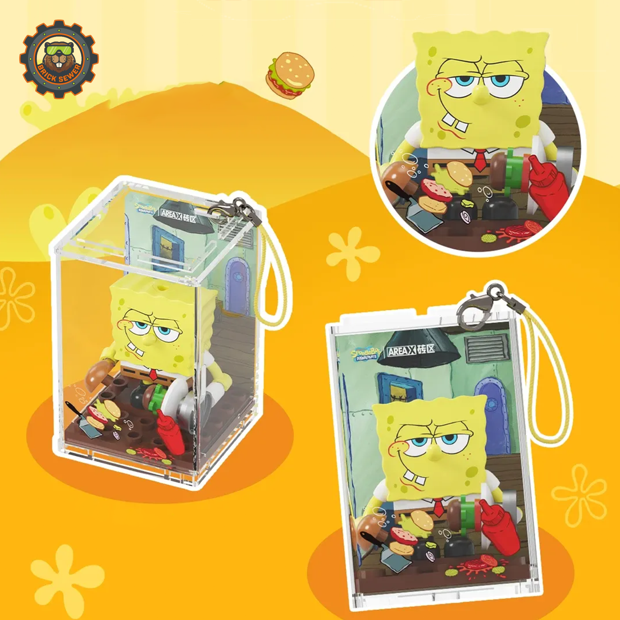 SpongeBob Bikini Bottom Blind Box（random 8 out of 9, non-repeating）