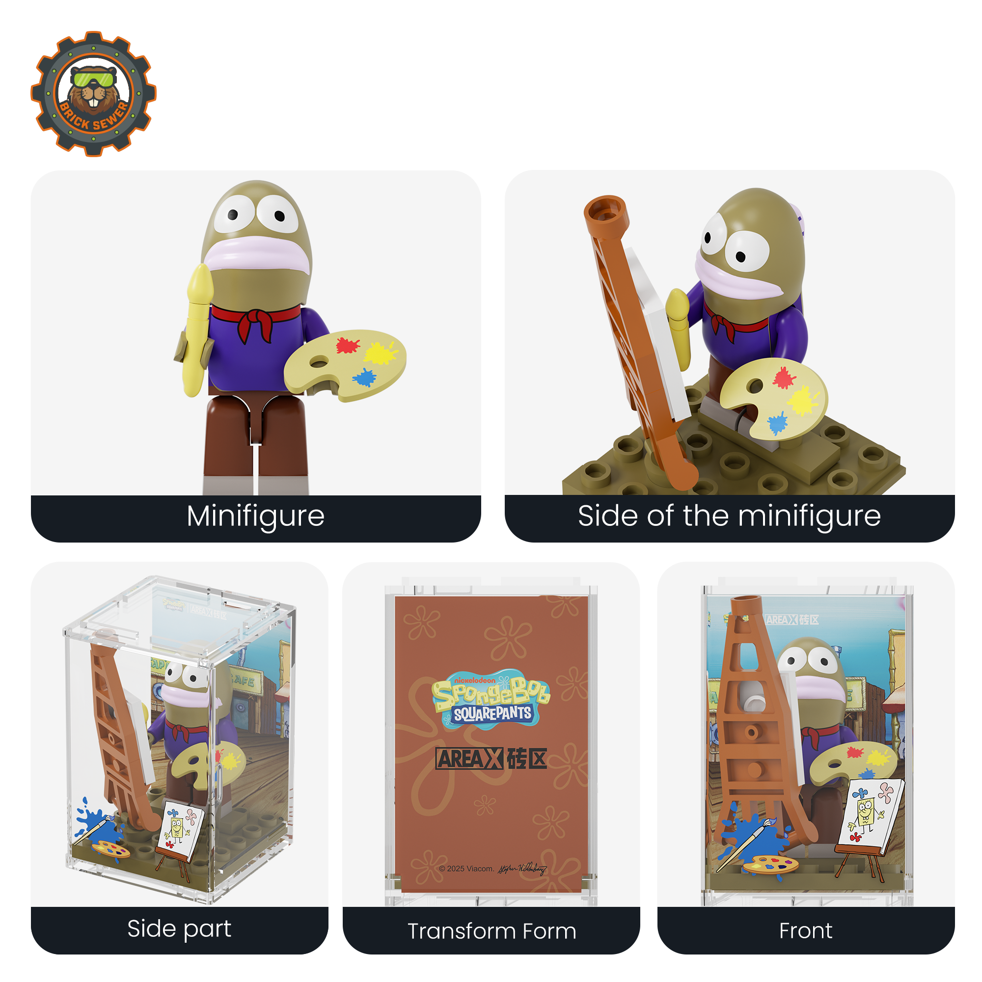 SpongeBob Bikini Bottom Blind Box（random 8 out of 9, non-repeating）