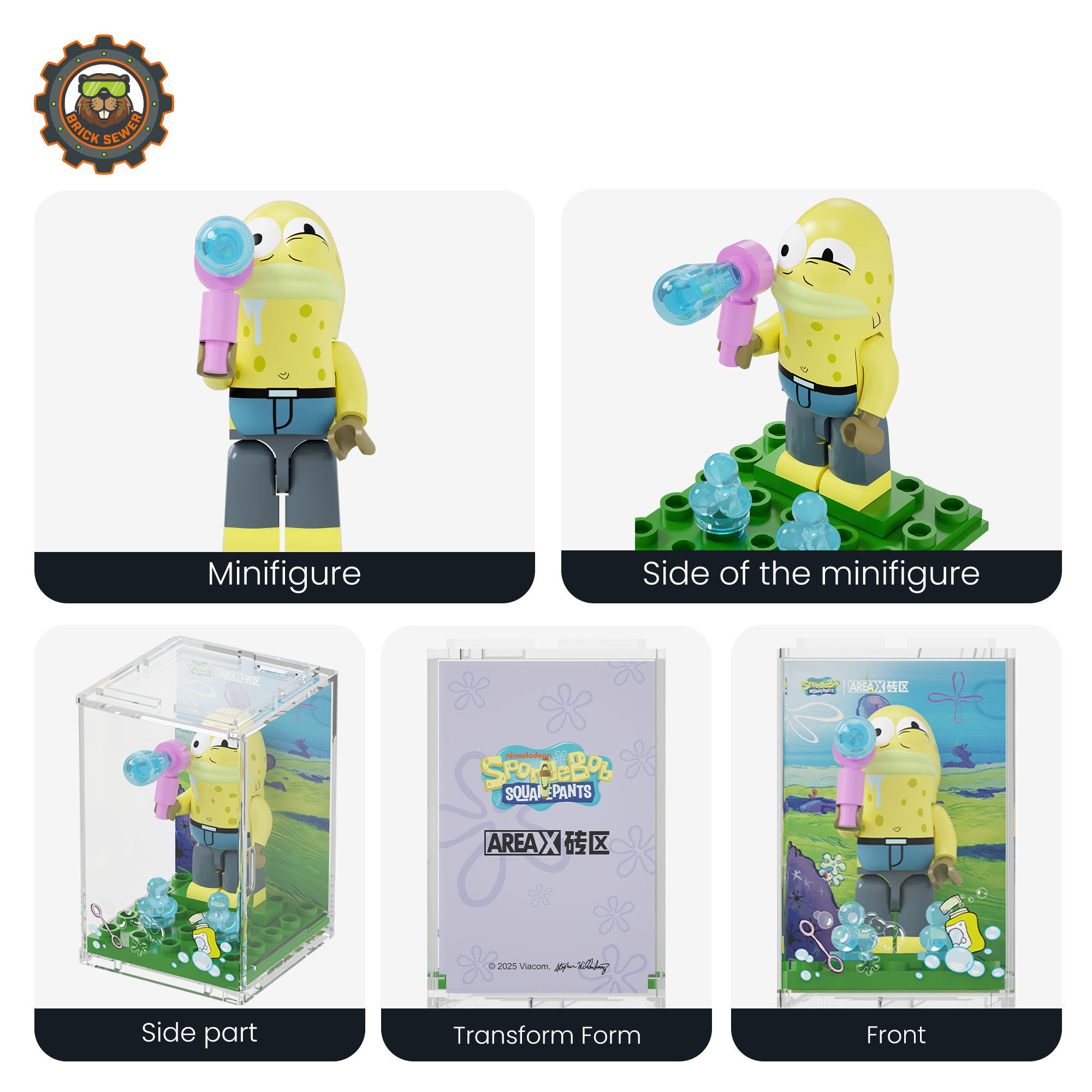 SpongeBob Bikini Bottom Blind Box（random 8 out of 9, non-repeating）