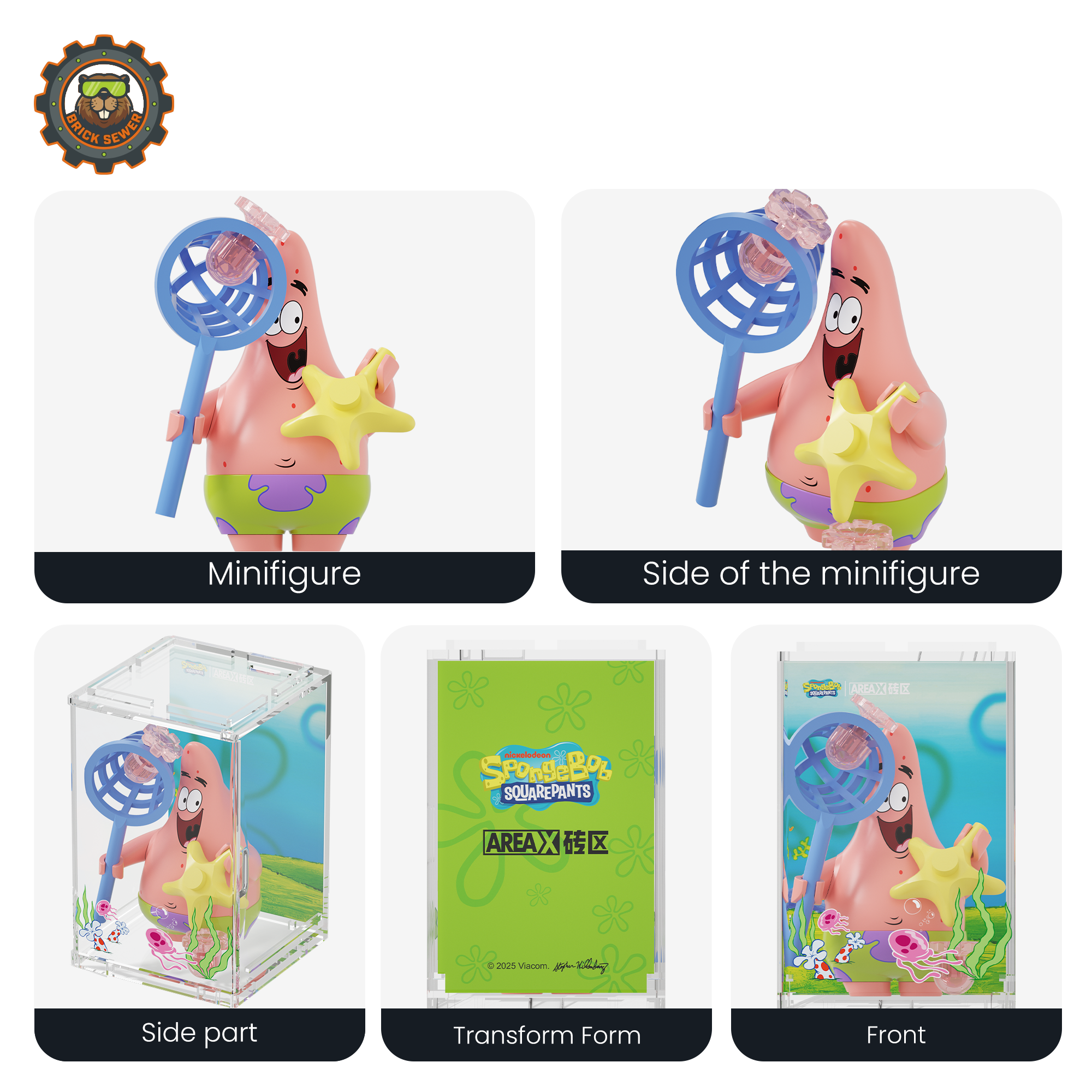 SpongeBob Bikini Bottom Blind Box（random 8 out of 9, non-repeating）