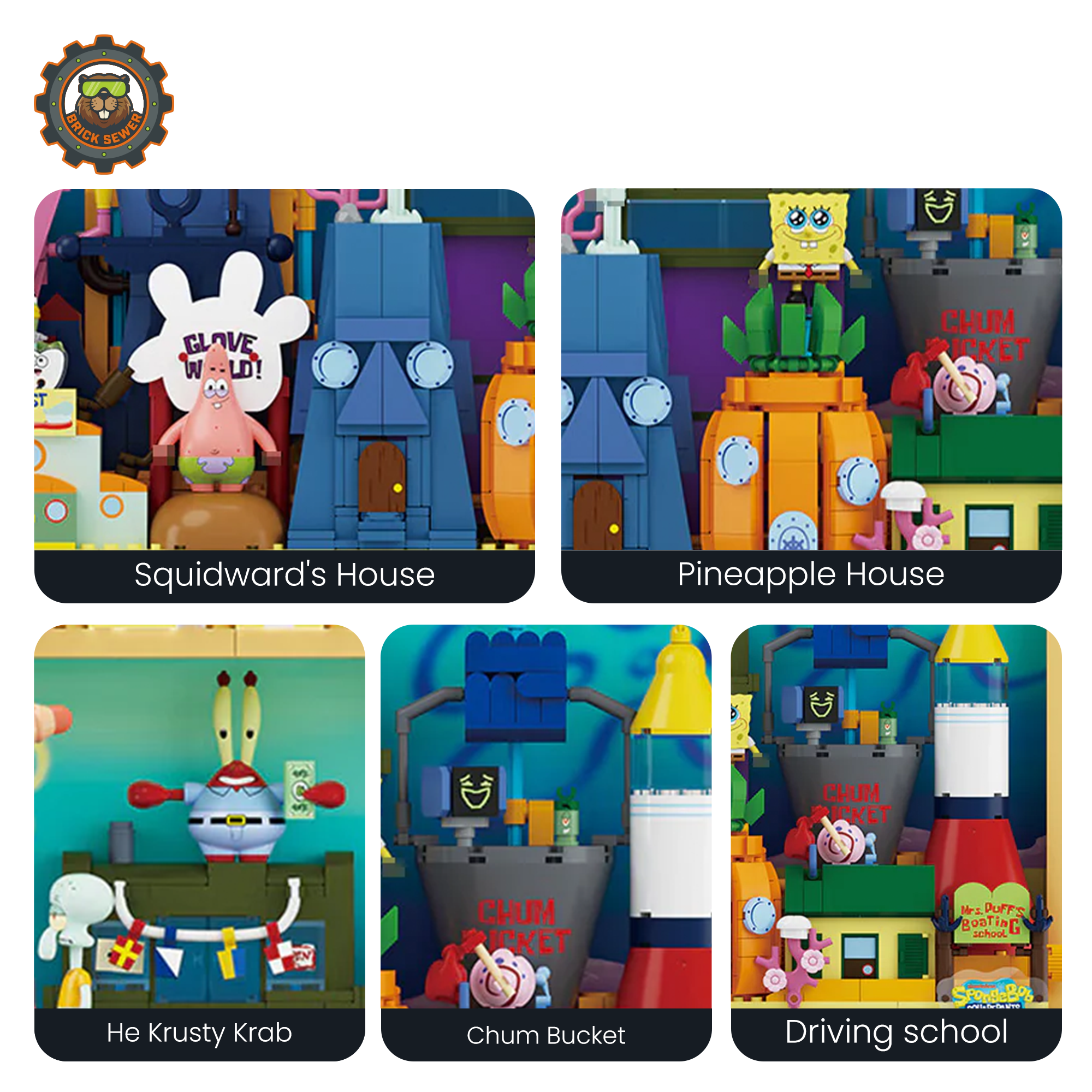 AreaX AB0083 SpongeBob SquarePants Bikini Bottom Paradise Movie