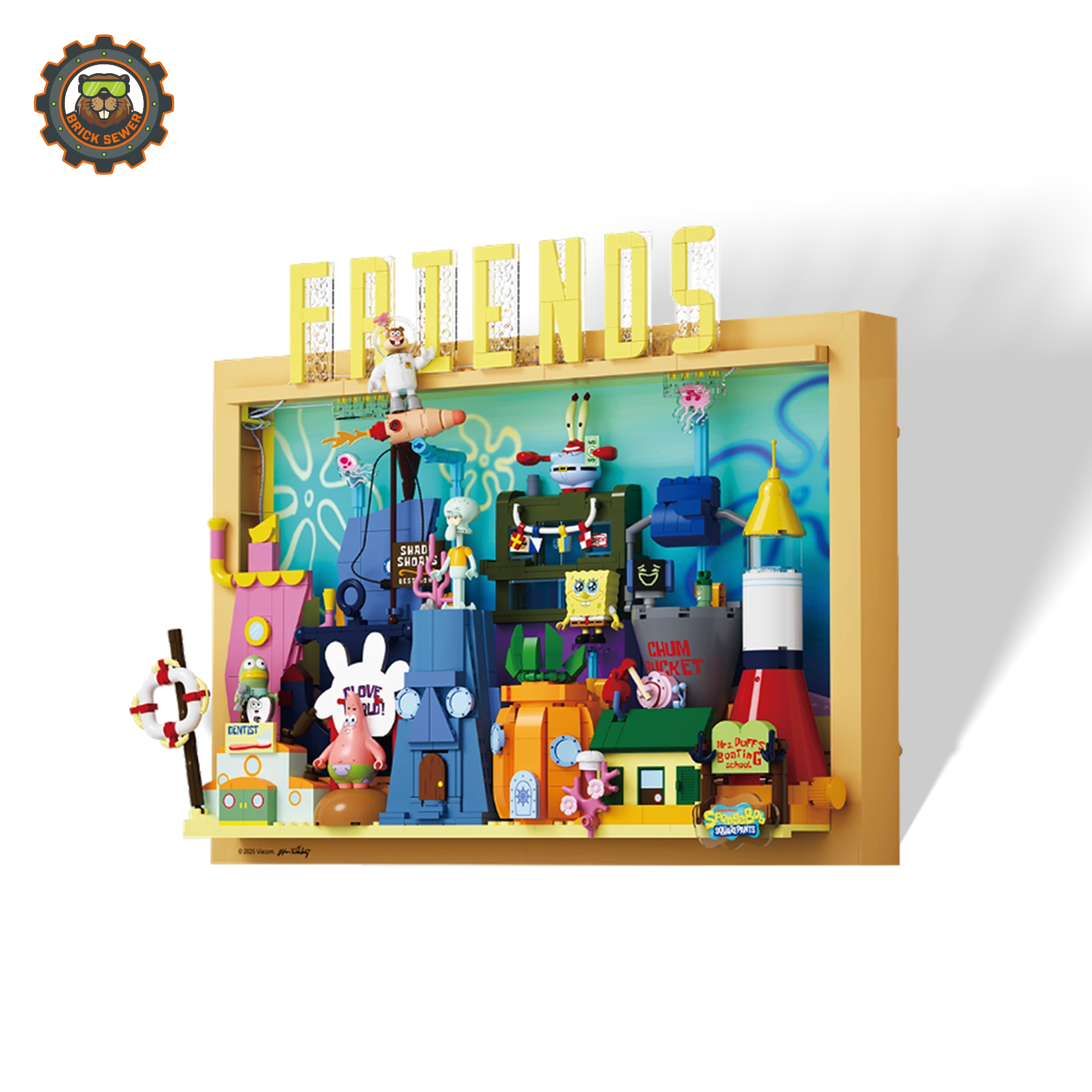 AreaX AB0083 SpongeBob SquarePants Bikini Bottom Paradise Movie