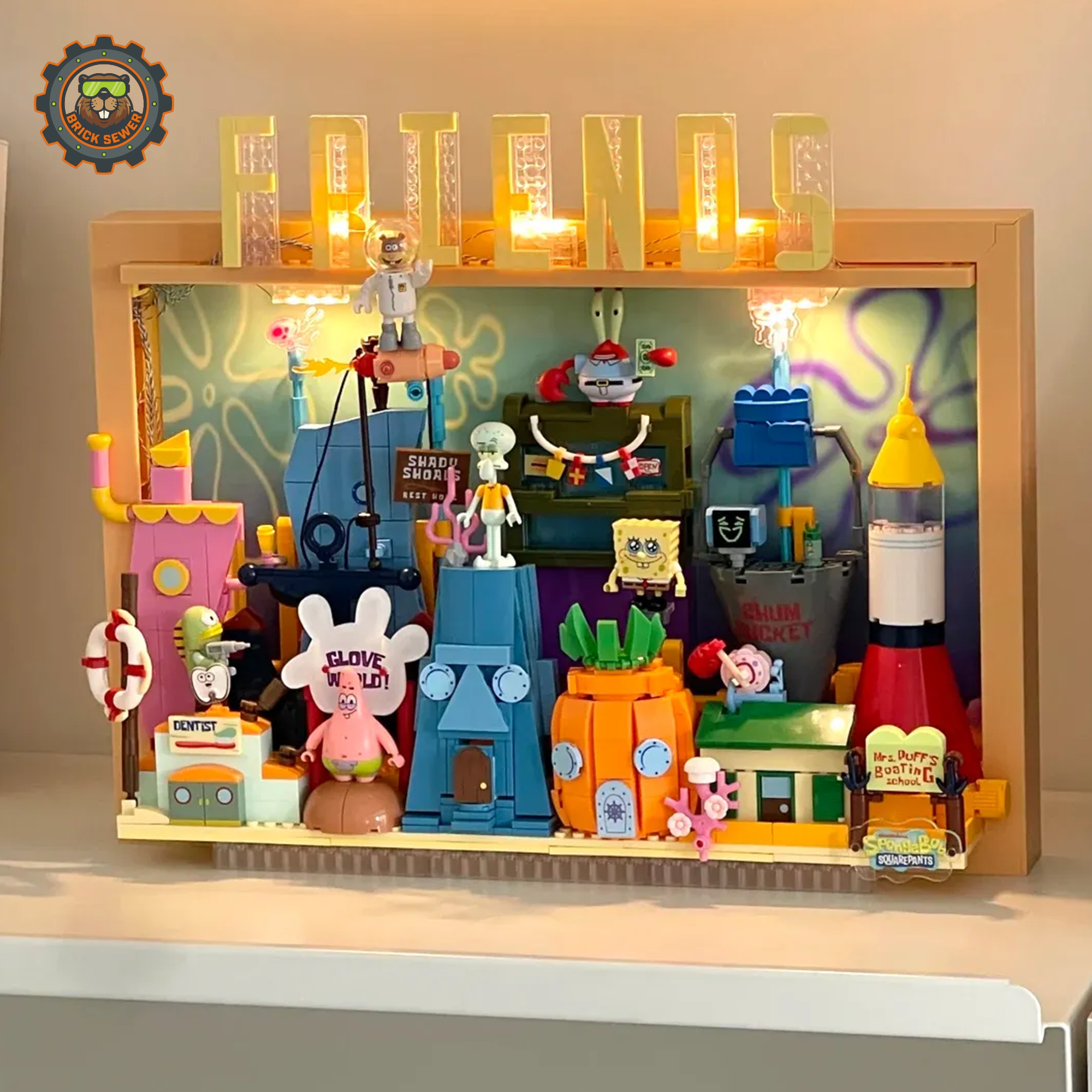 AreaX AB0083 SpongeBob SquarePants Bikini Bottom Paradise Movie