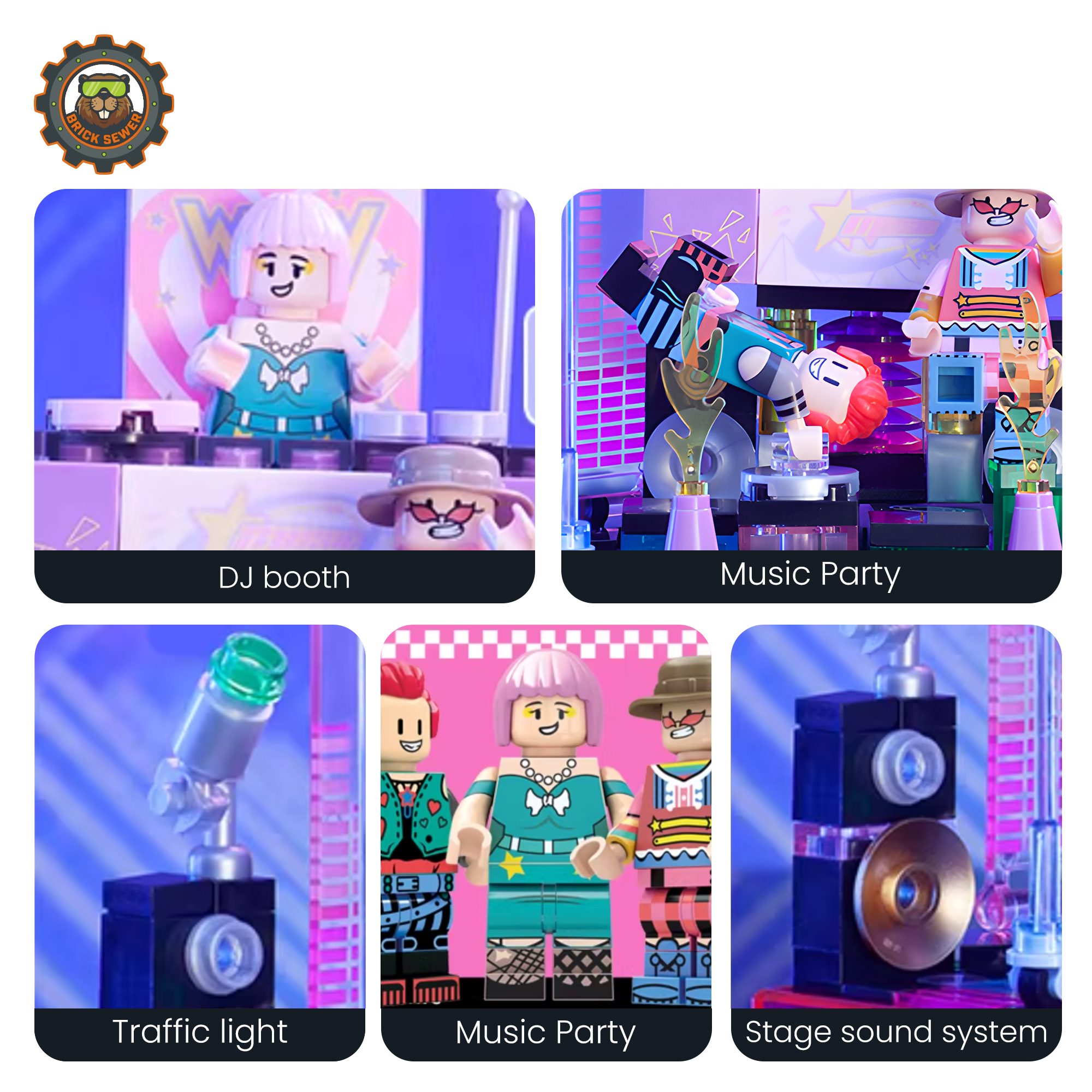 Dancing Party Building Blocks