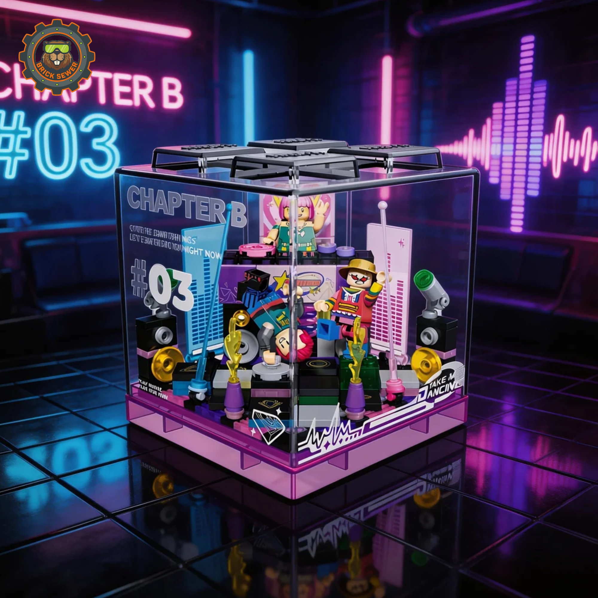 Dancing Party Building Blocks