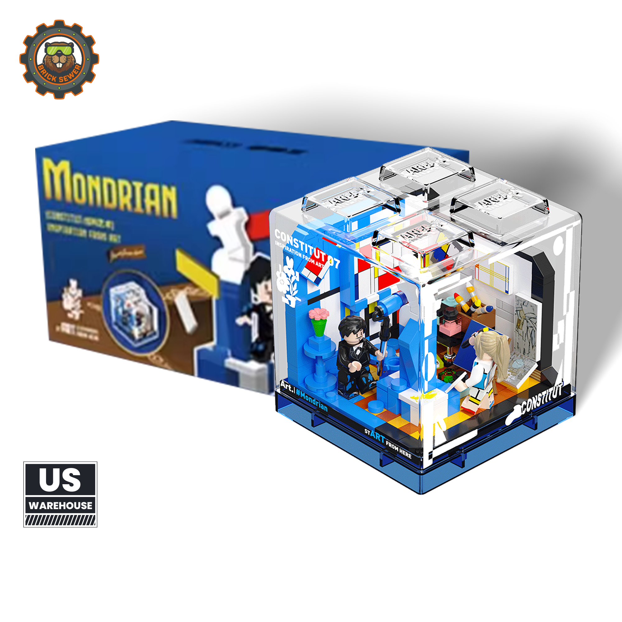 Constitute (Mondrian ver.) Building Blocks
