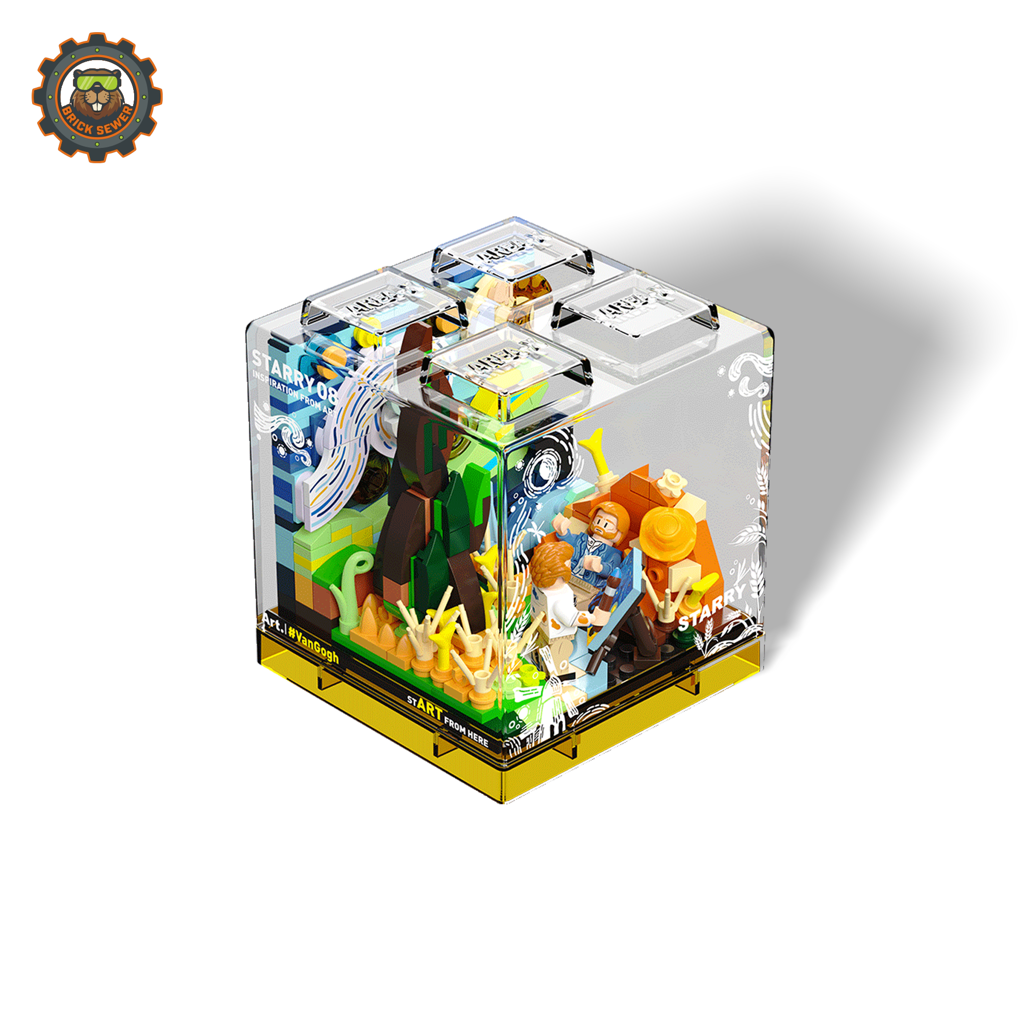 Starry (Van Gogh ver.) Building Blocks