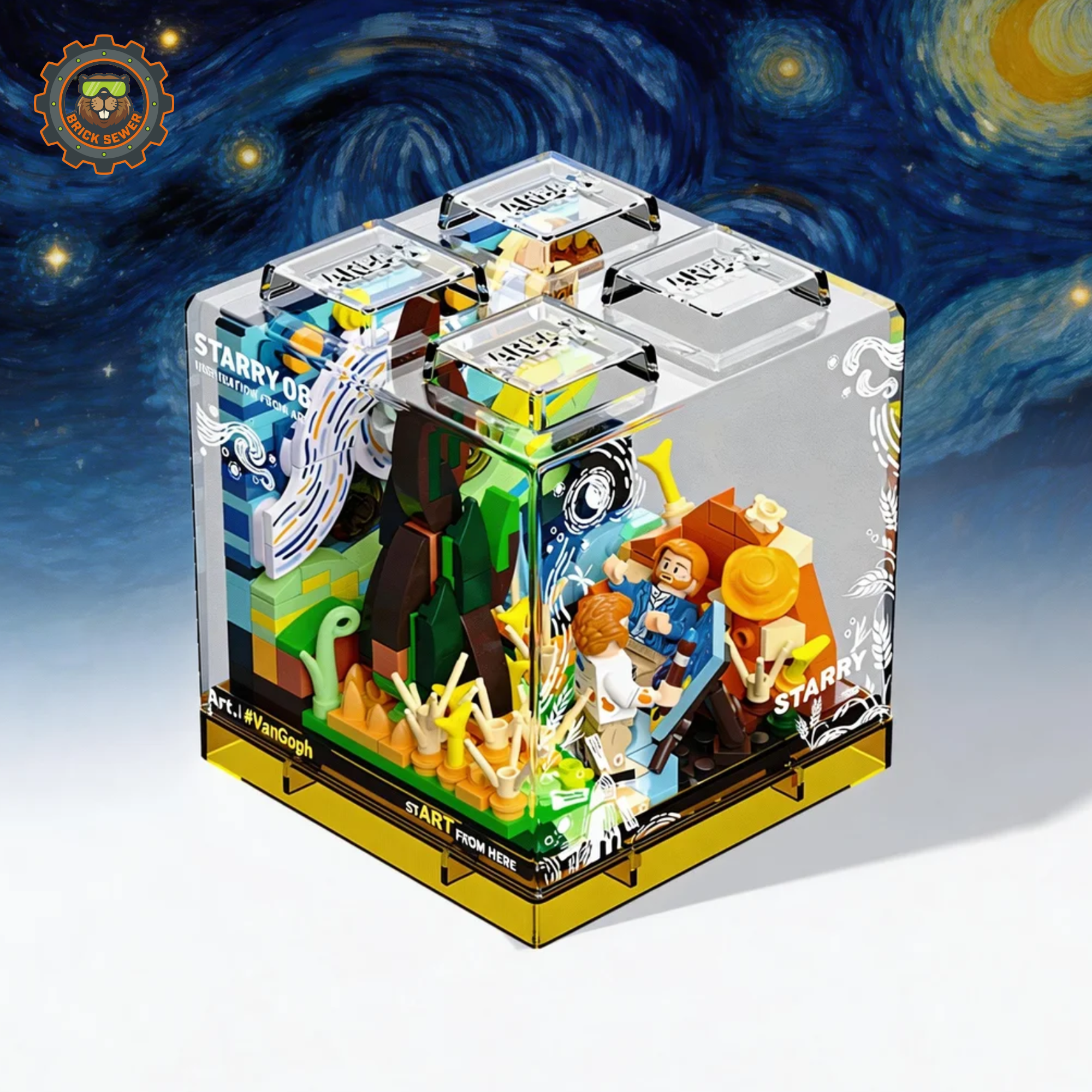 Starry (Van Gogh ver.) Building Blocks