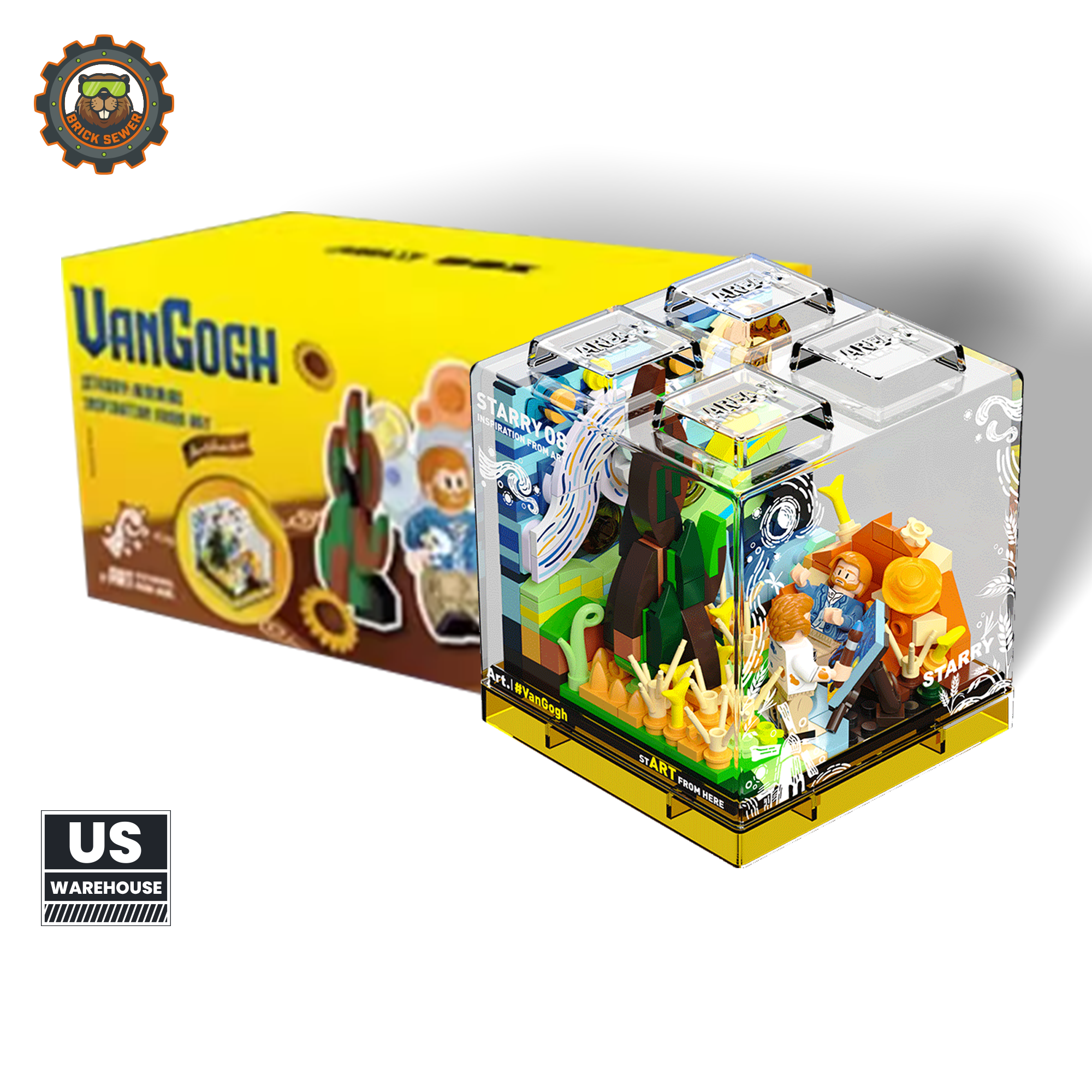 Starry (Van Gogh ver.) Building Blocks