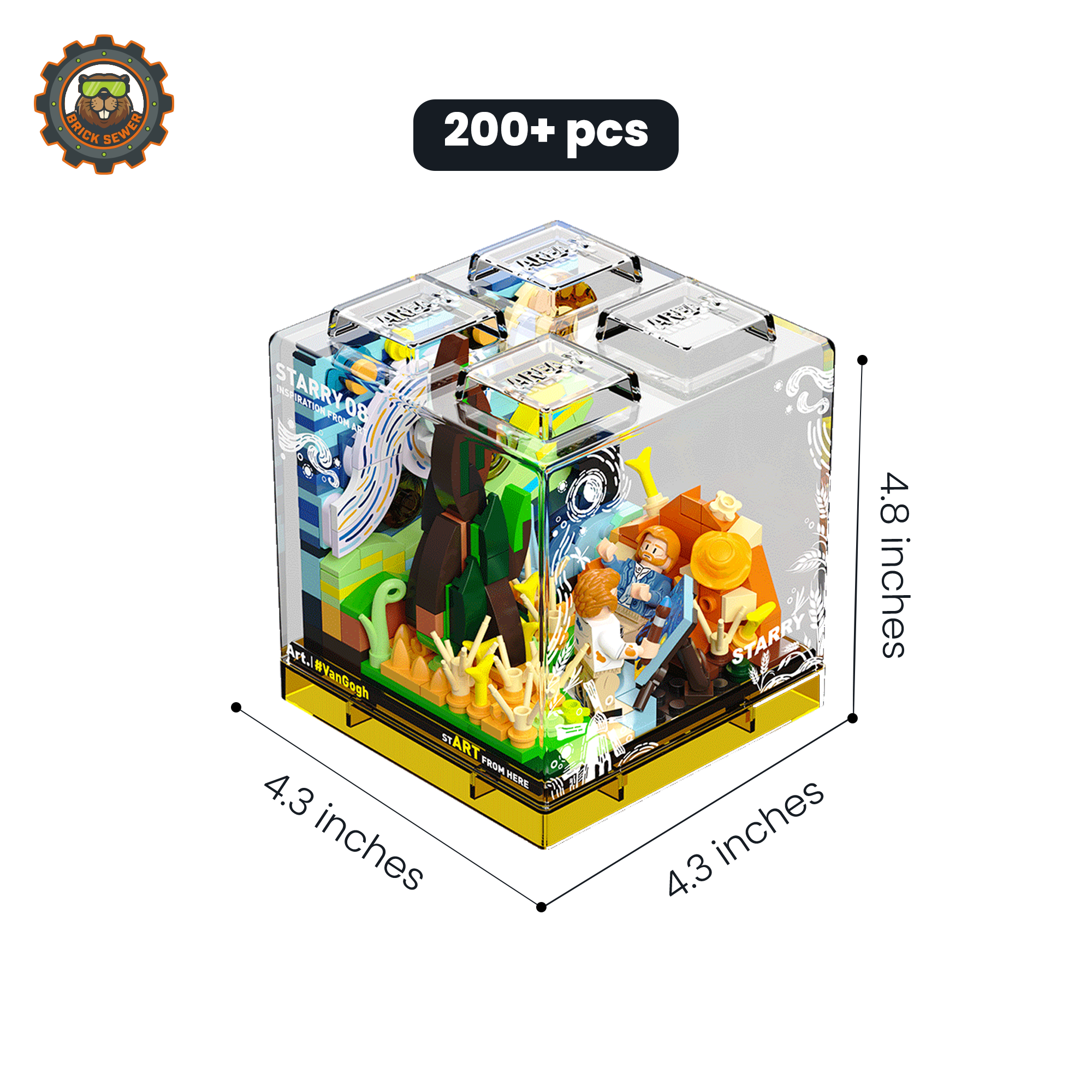 Starry (Van Gogh ver.) Building Blocks