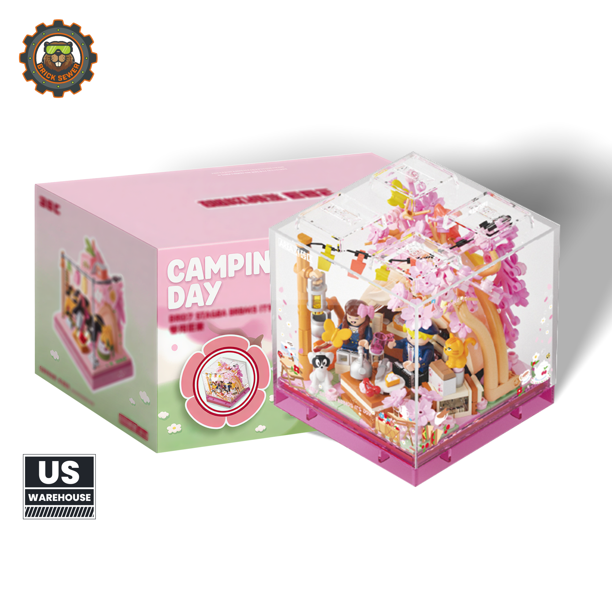Spring Camping Brick Set