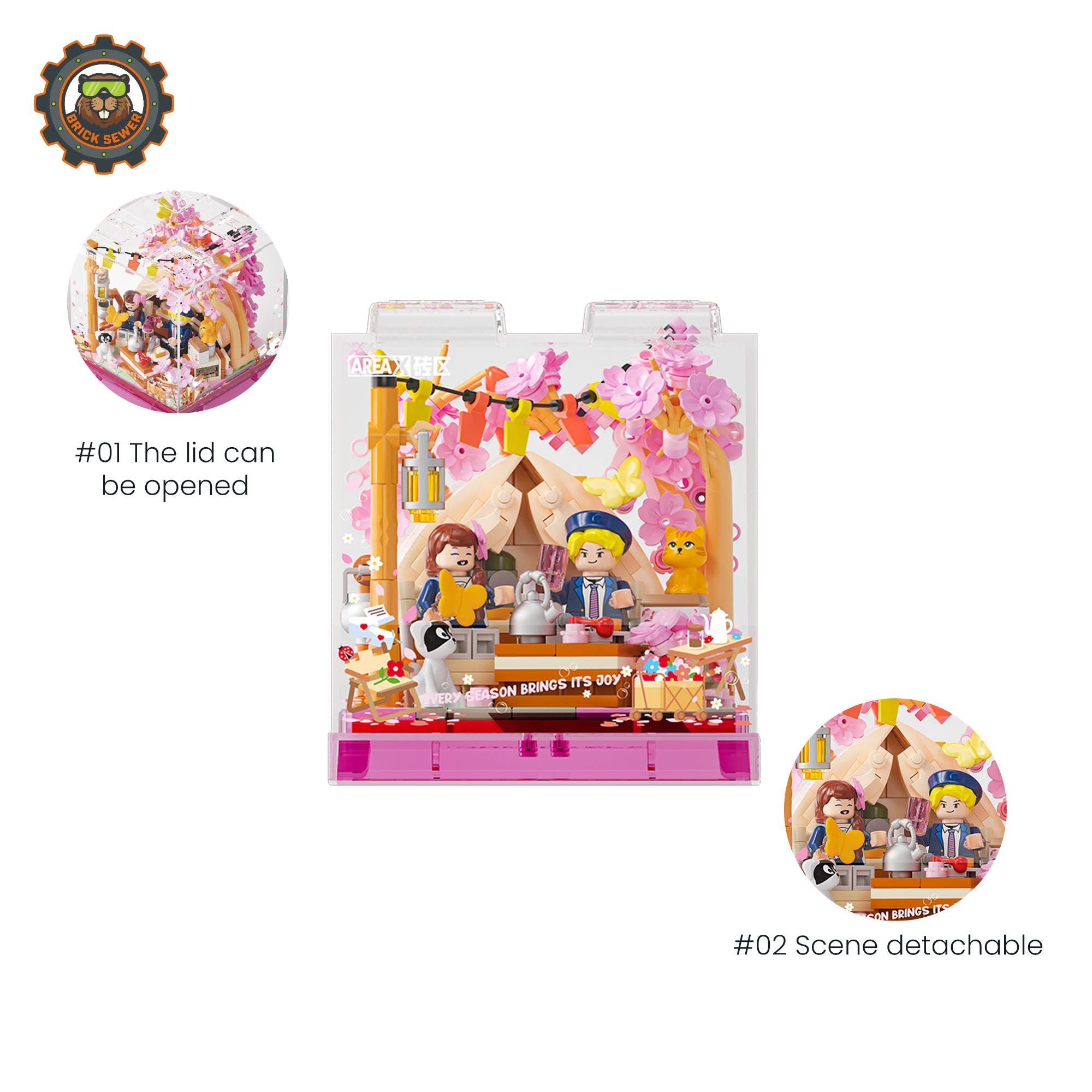 Spring Camping Brick Set