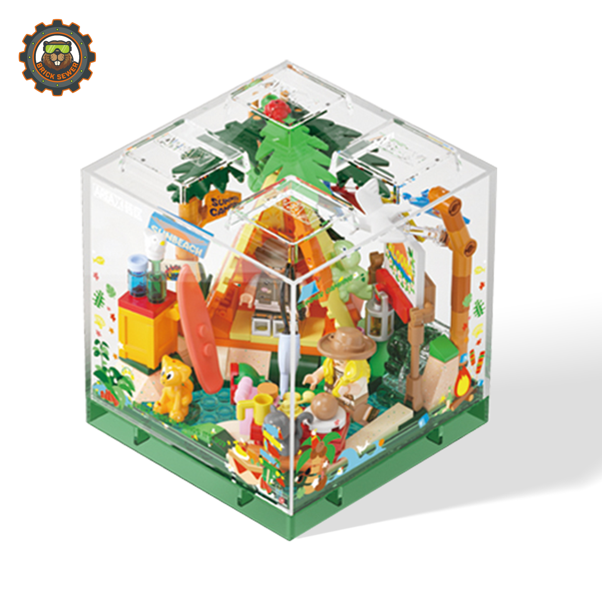 Summer Camping Brick Set