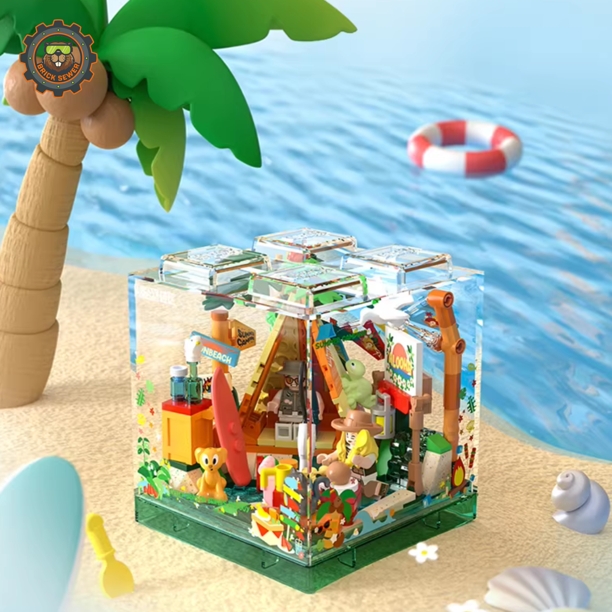 Summer Camping Brick Set