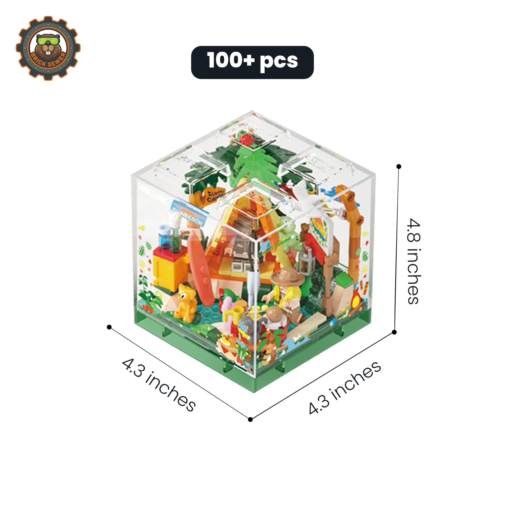 Summer Camping Brick Set
