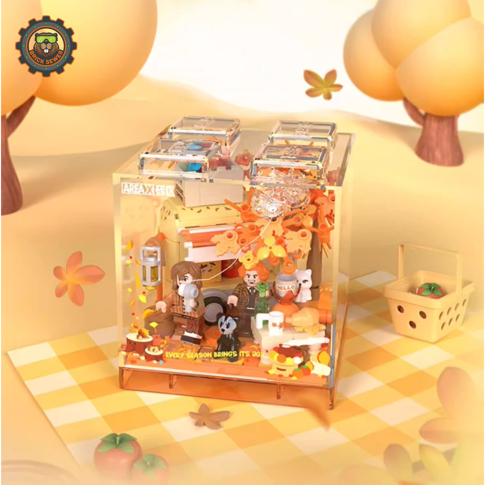Autumn Camping Brick Set