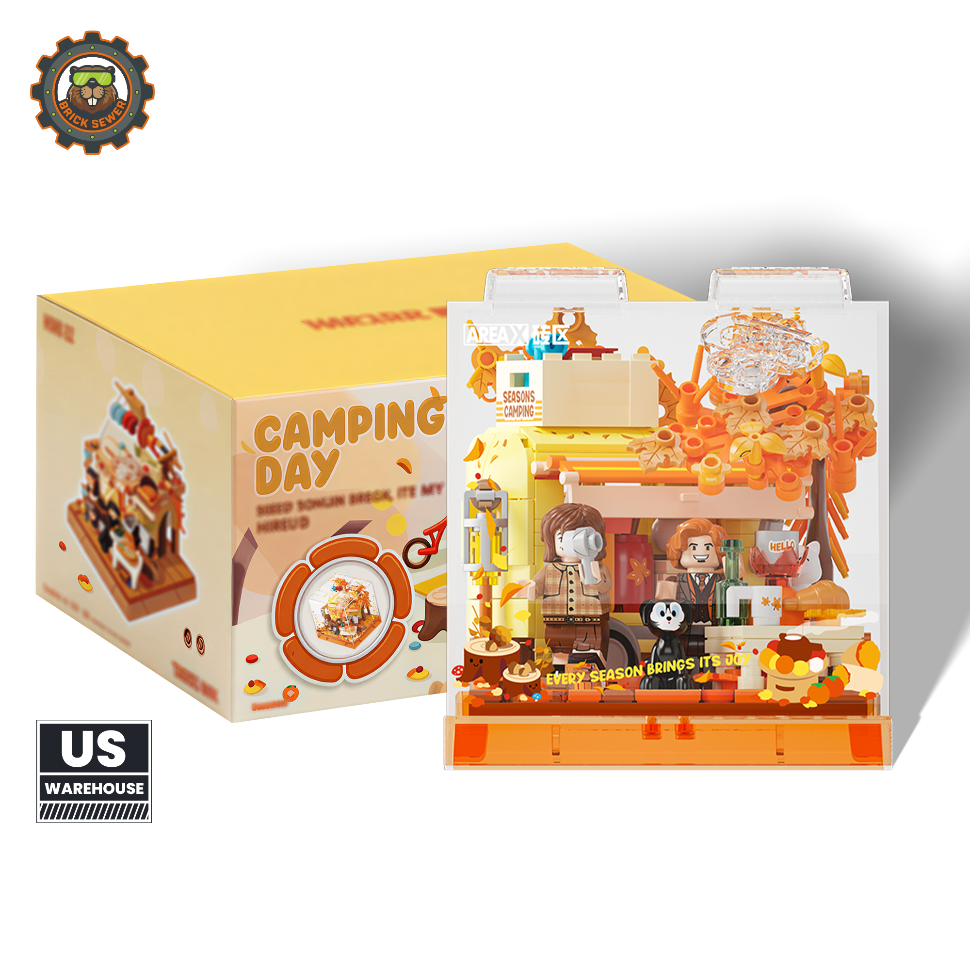 Autumn Camping Brick Set
