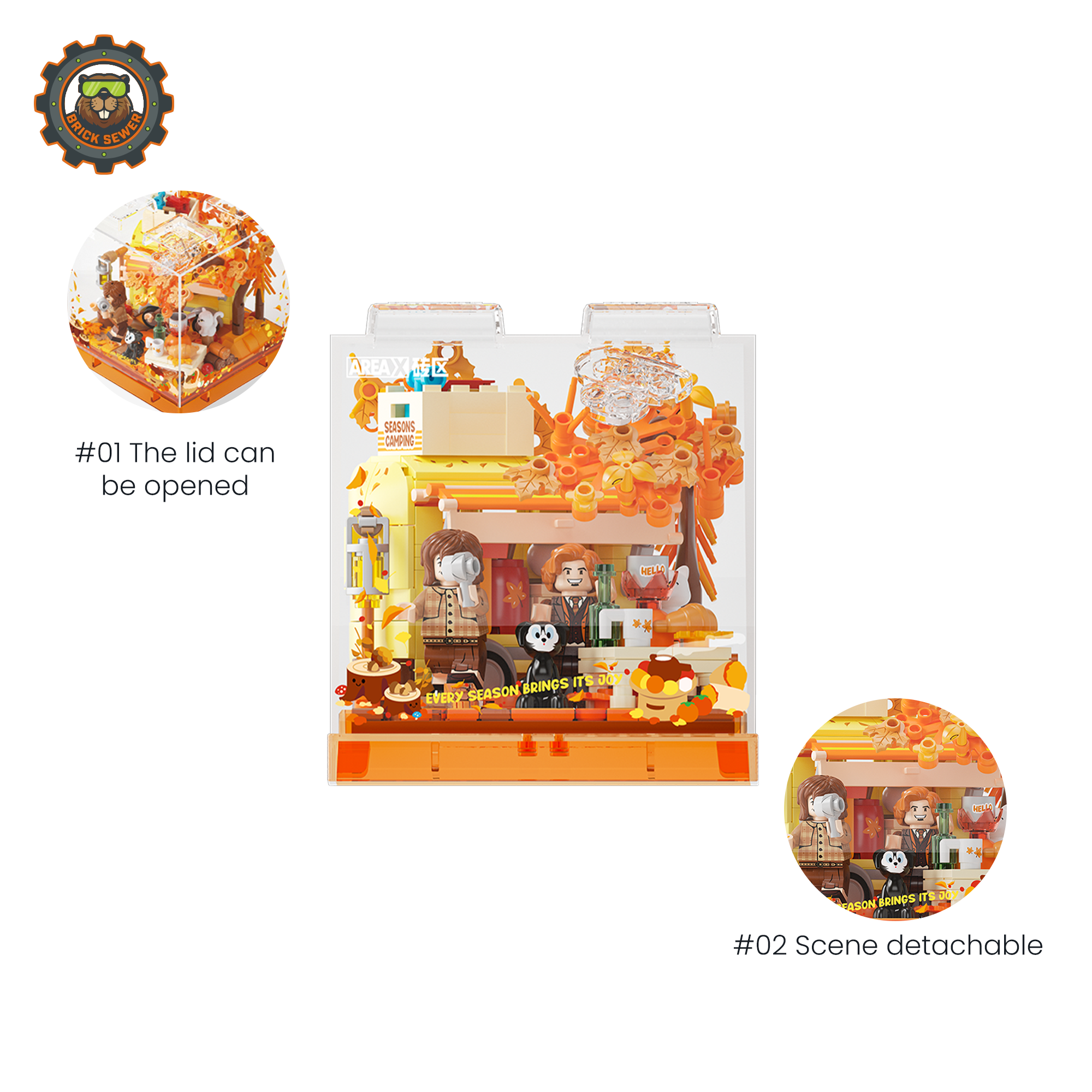 Autumn Camping Brick Set
