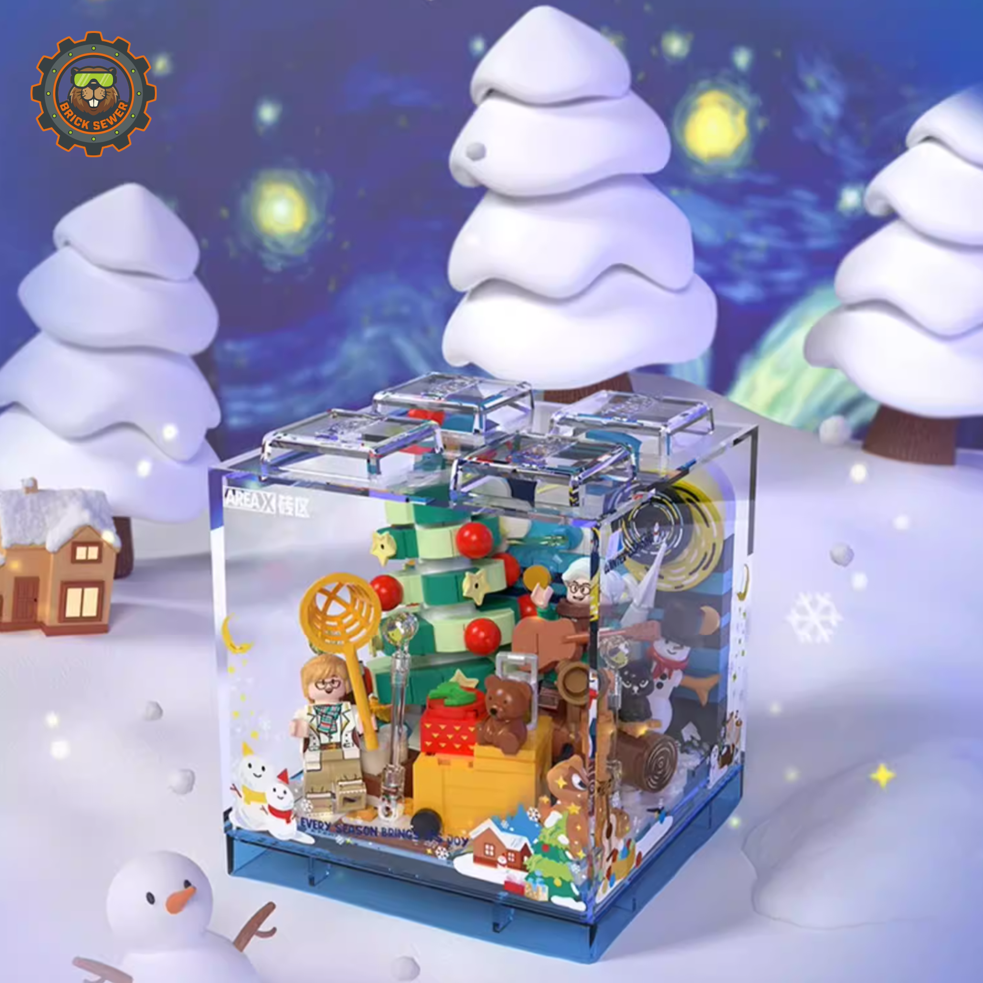 Winter Camping Brick Set - View 6: ax0106-detail-06