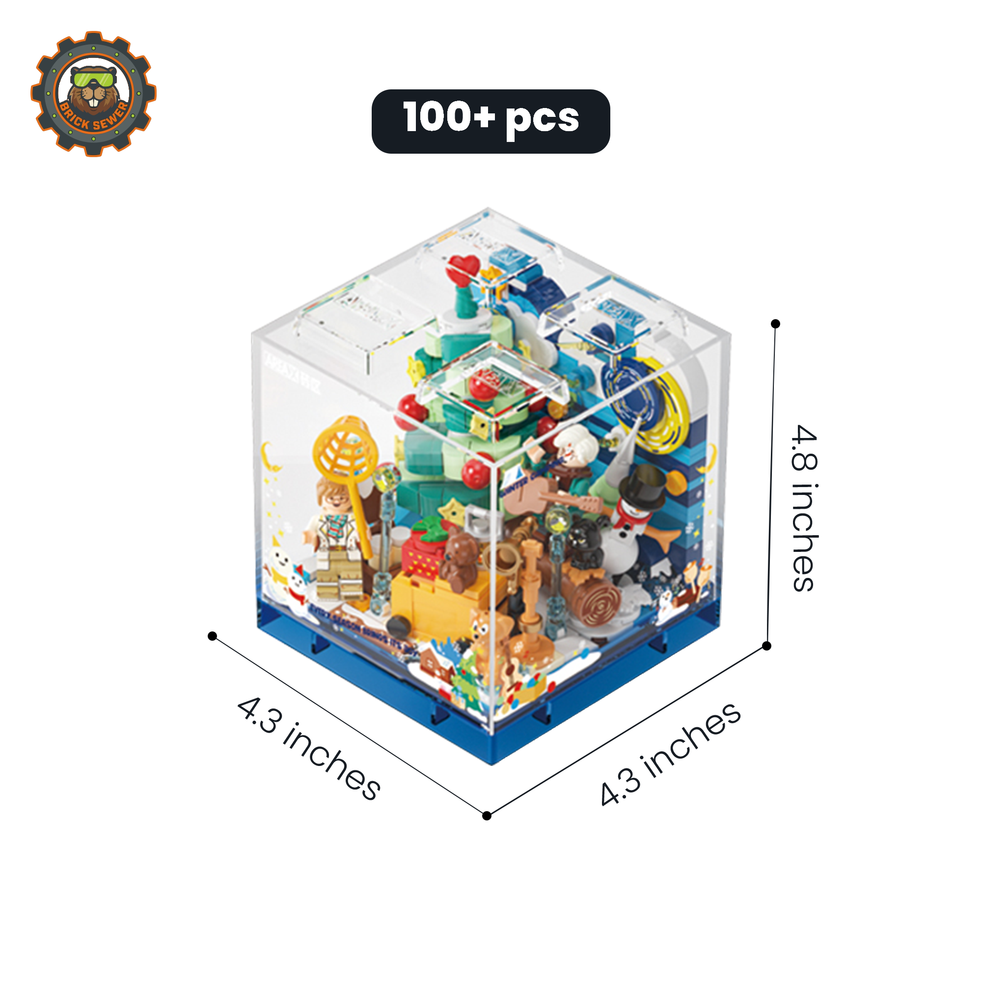 Winter Camping Brick Set - View 3: ax0106-size-03