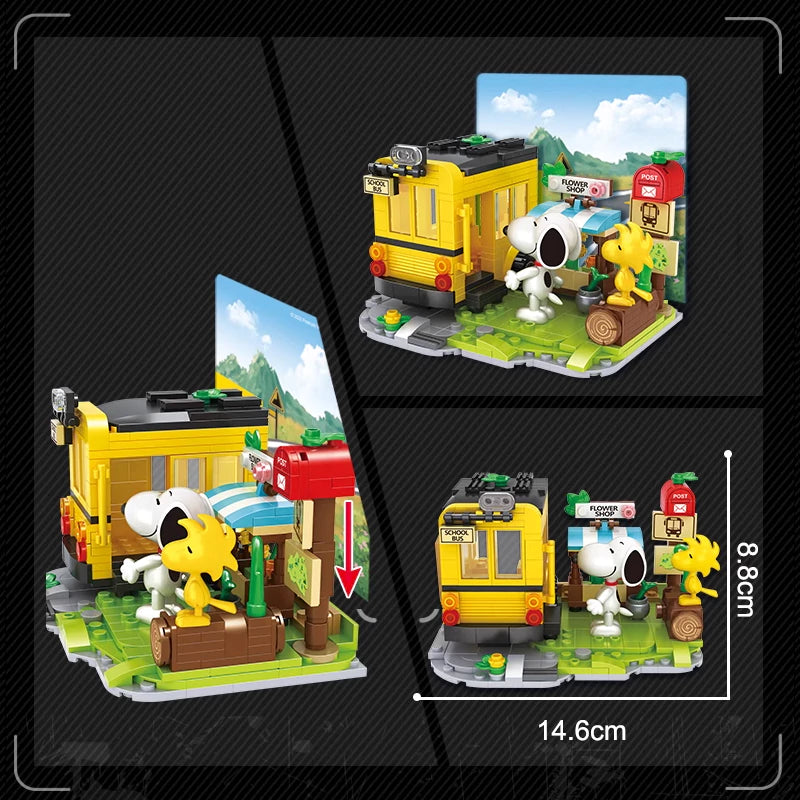 CACO Snoopy Background Painting Small Scene Movie