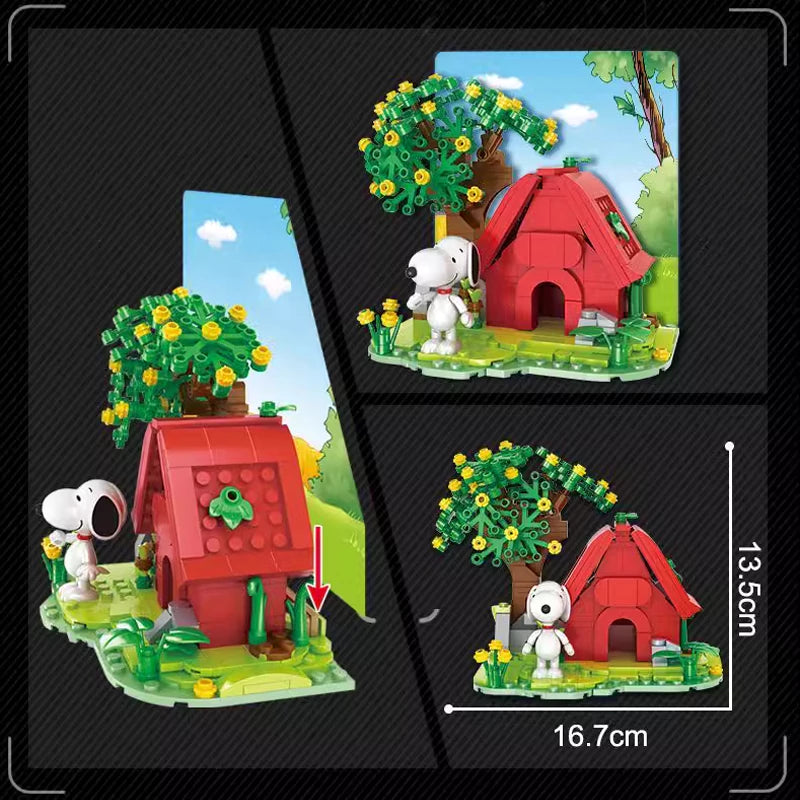 CACO S002 Peanuts Snoopy Red House Movie