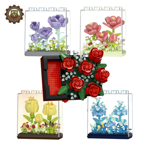 BrickSewer Mini Flower Building Block Bundle