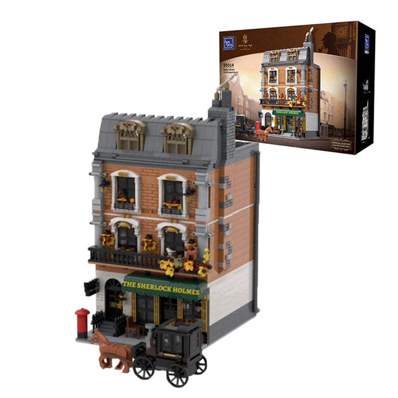 Pantasy 85014 Sherlock Holmes Baker Street 221B Apartment Modular Building