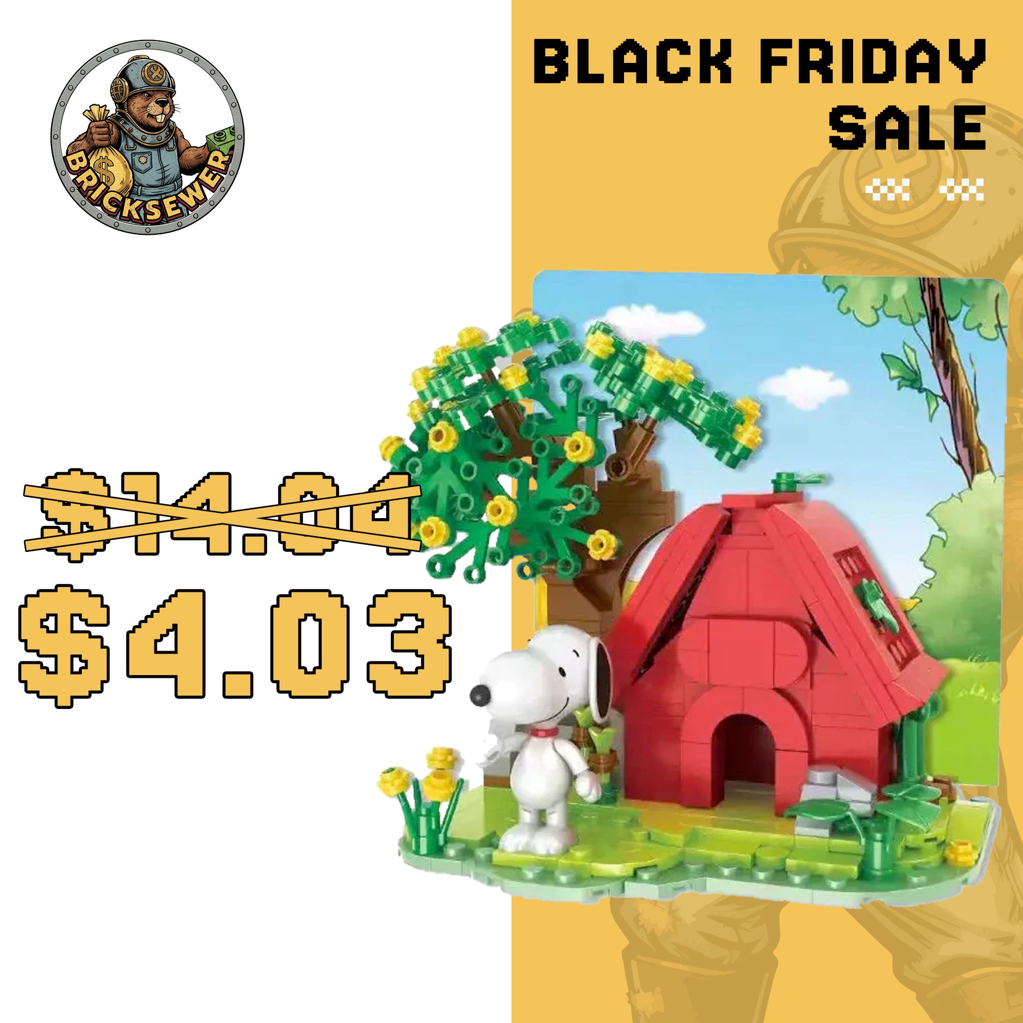 CACO S002 Peanuts Snoopy Red House Movie