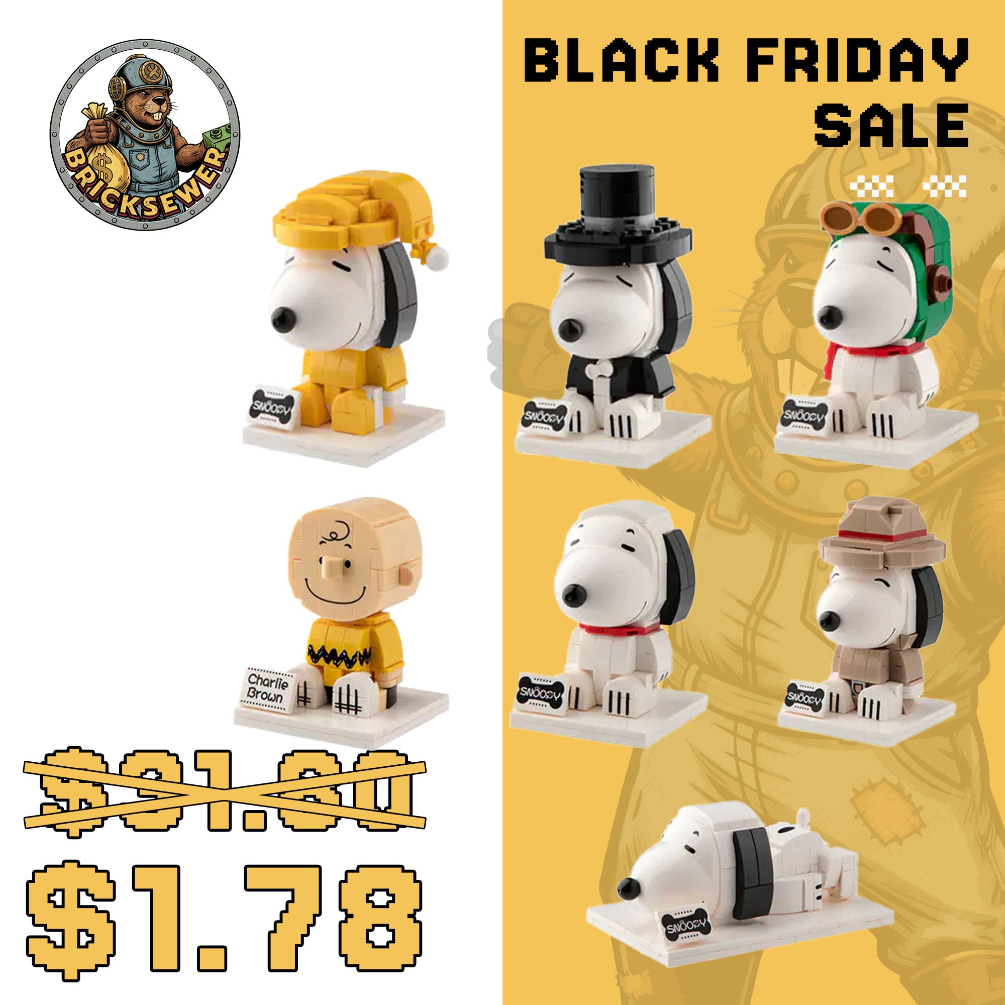 CACO S004 Peanuts Snoopy 7 Styles Movie