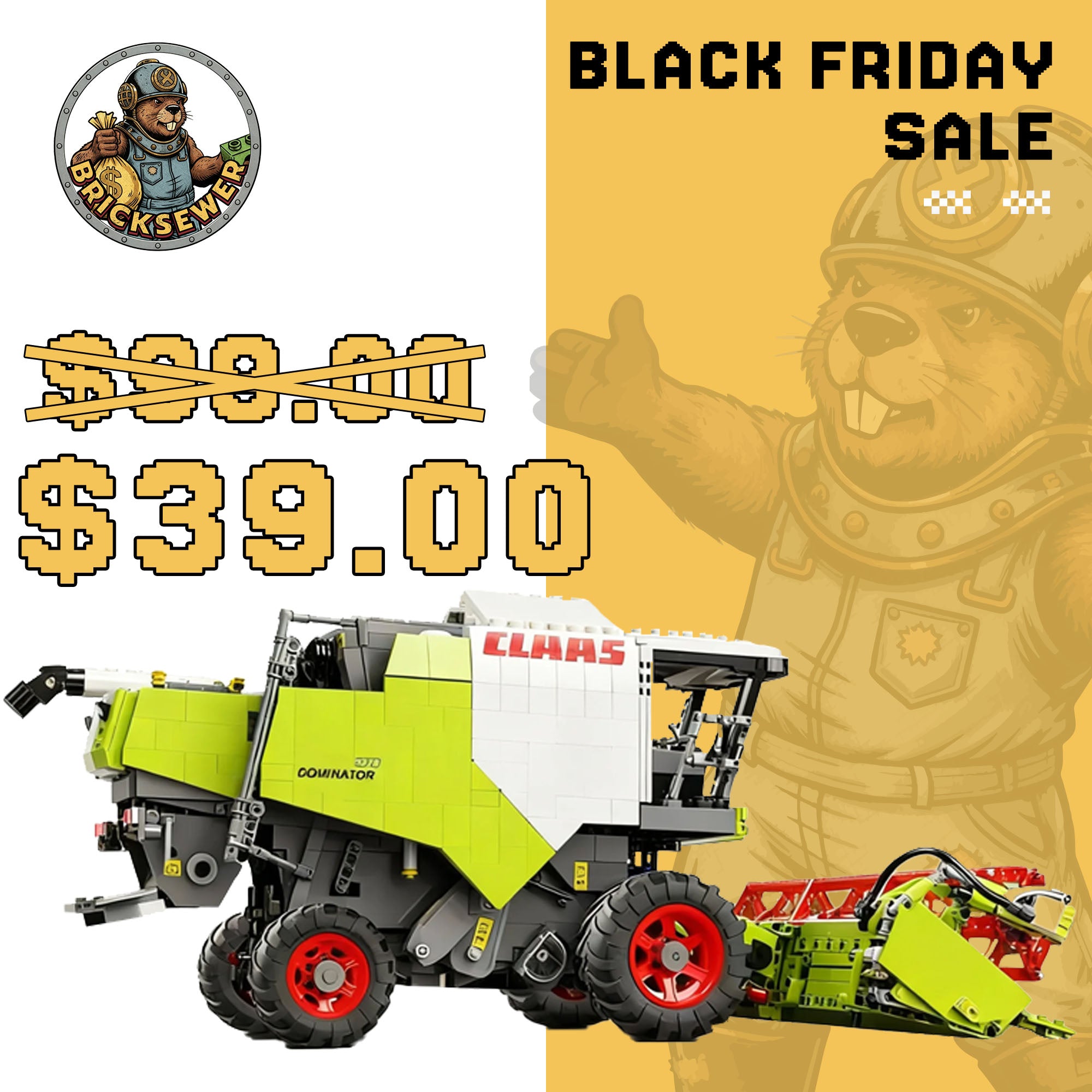 CaDA C61508 CLAAS Dominator 370 Harvester 1:17 Technic