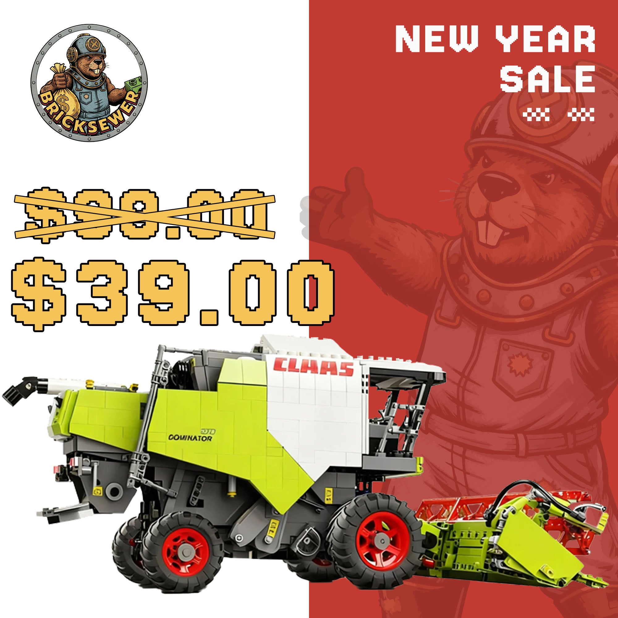 CaDA C61508 CLAAS Dominator 370 Harvester 1:17 Technic