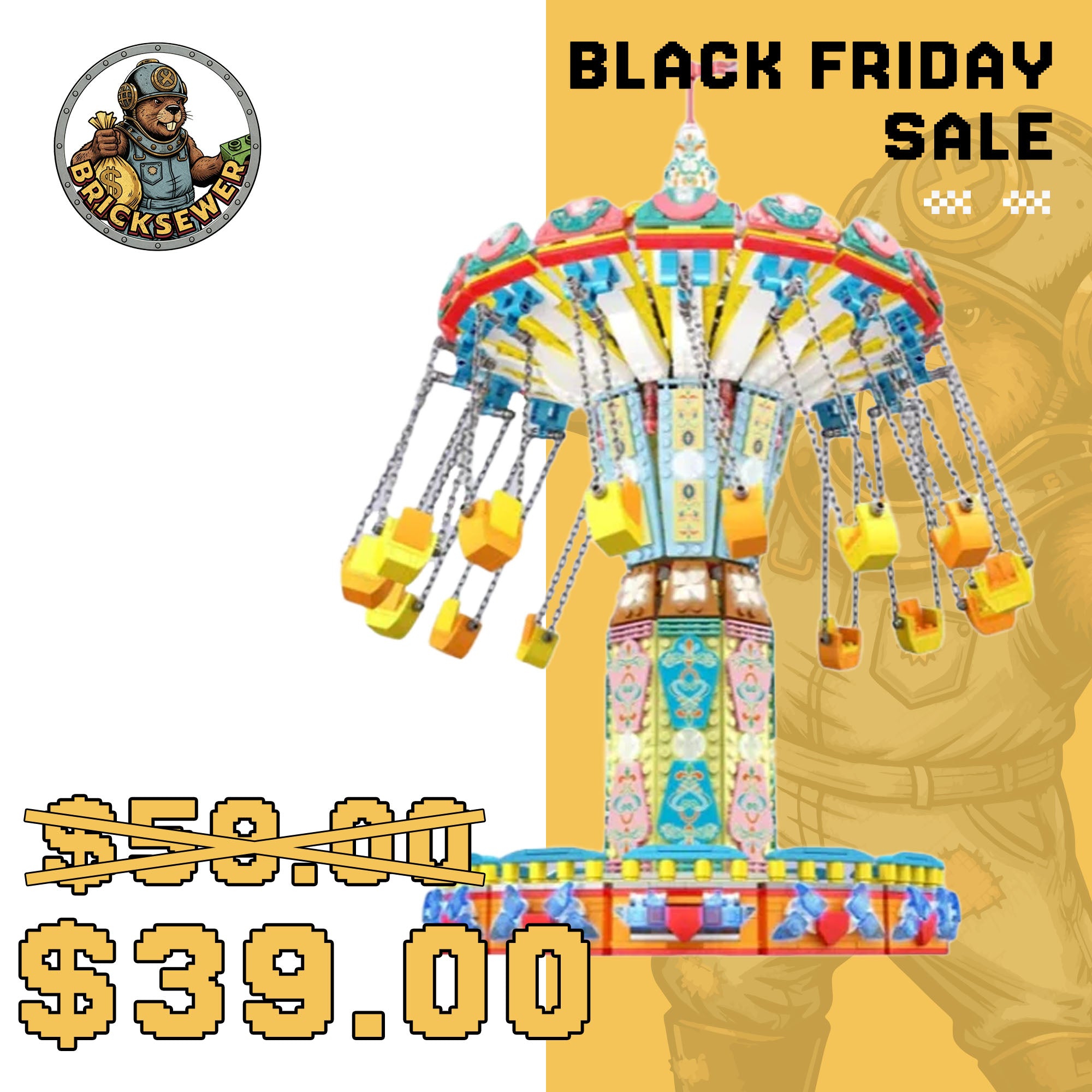 CBOX JD041 Rotating Flying Chair Creator Expert