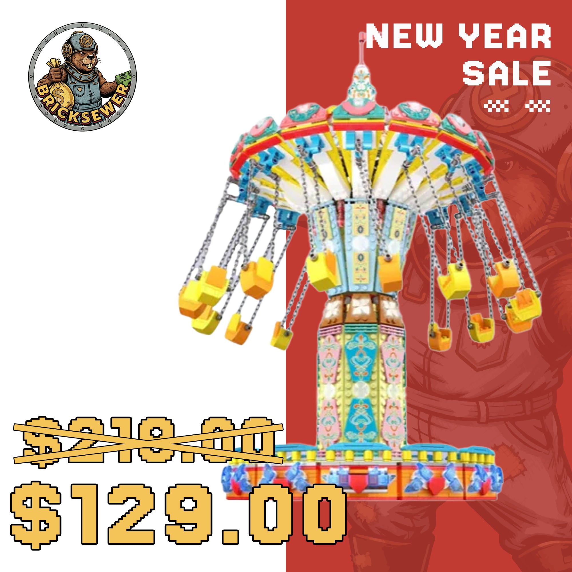 CBOX JD041 Rotating Flying Chair Creator Expert