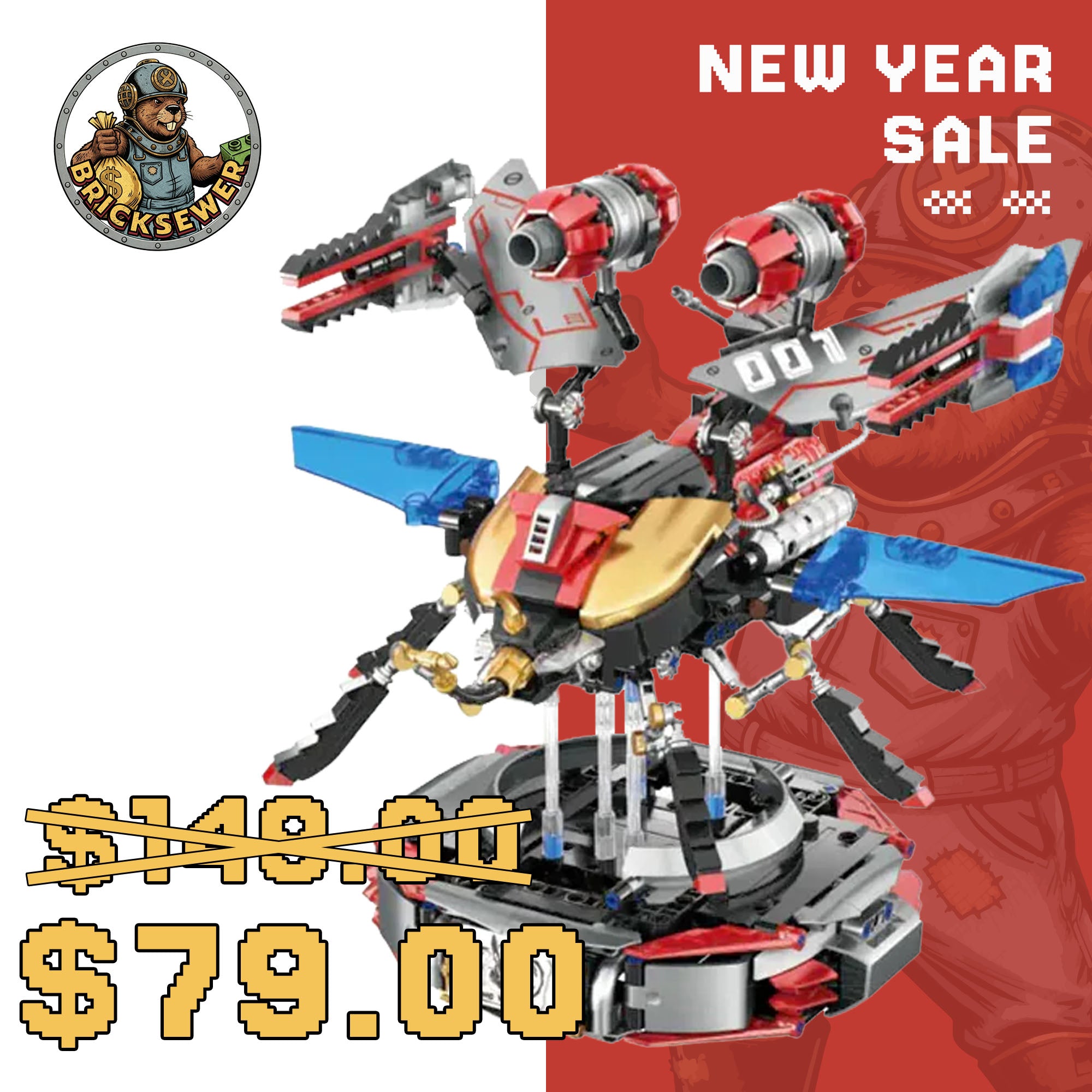 CBOX JD048 Flying Warrior Creator Expert