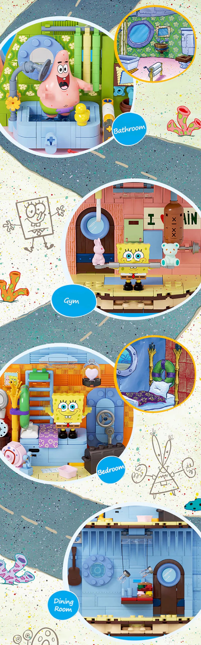 Area-X AB0064 SpongeBob SquarePants Pineapple House Movie