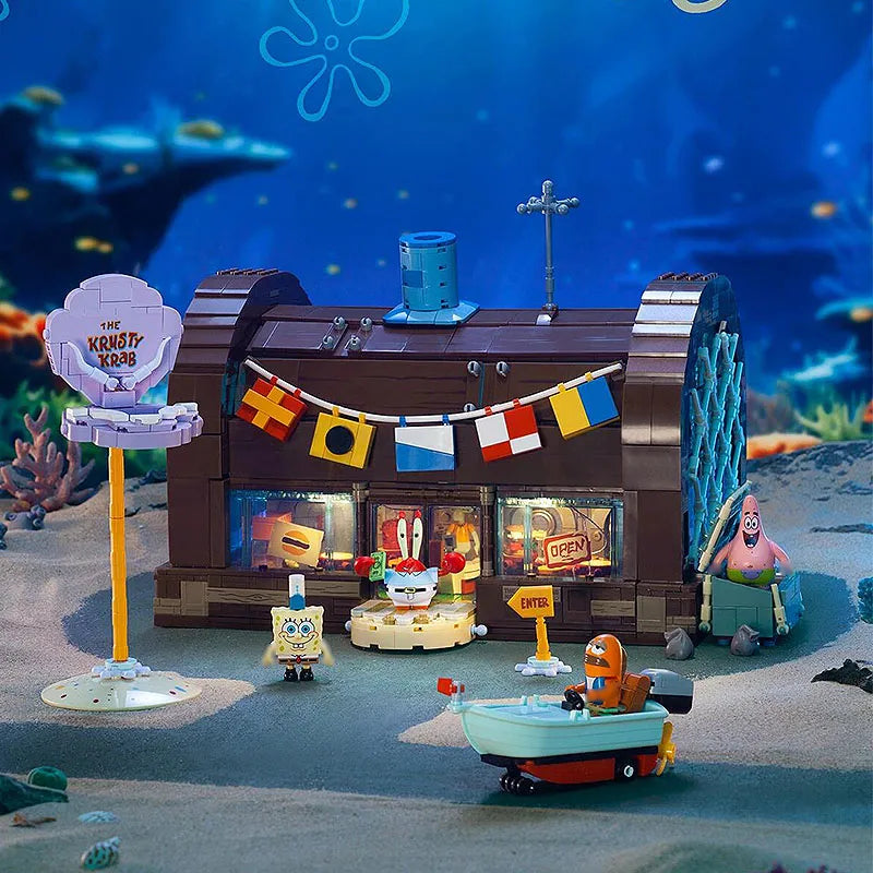 AREA-X AB0027 SpongeBob SquarePants The Krusty Krab Restaurant Movie & Game